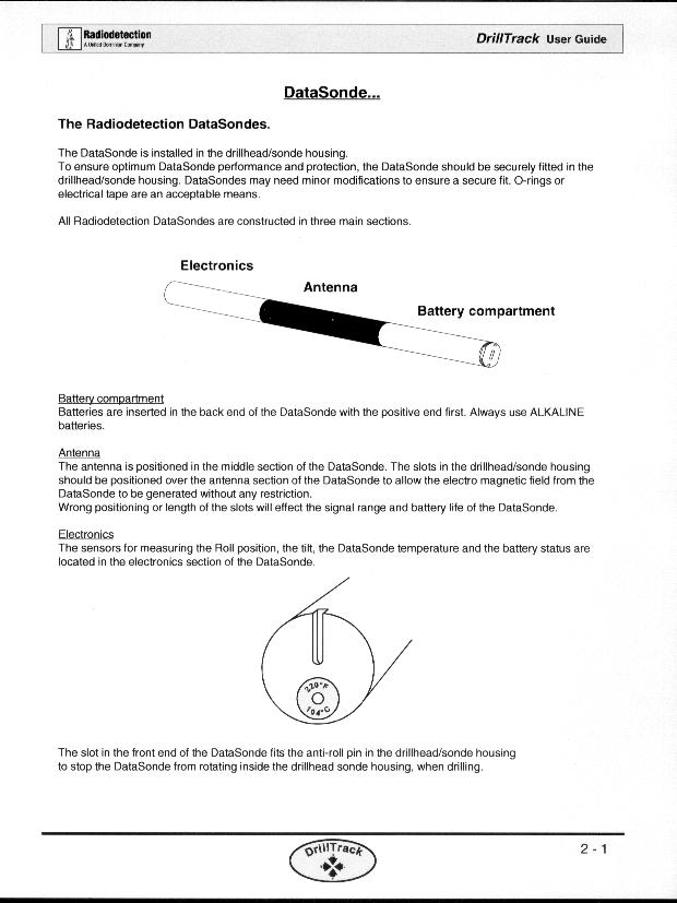 ND2099-DF-HP-1 Dual Frequency Datasonde User Manual