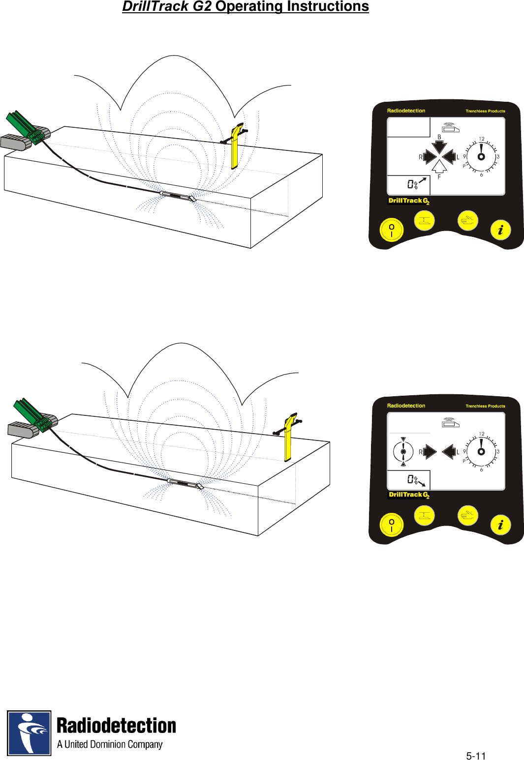 5-11DrillTrack G2 Operating Instructions