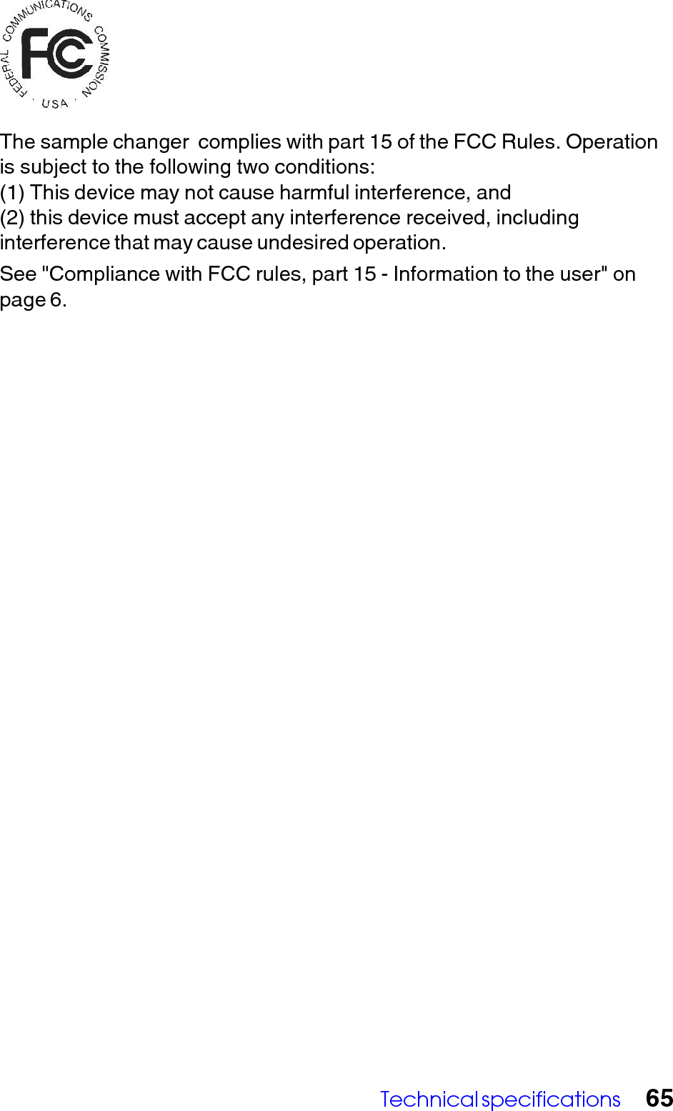 66 Technical specifications