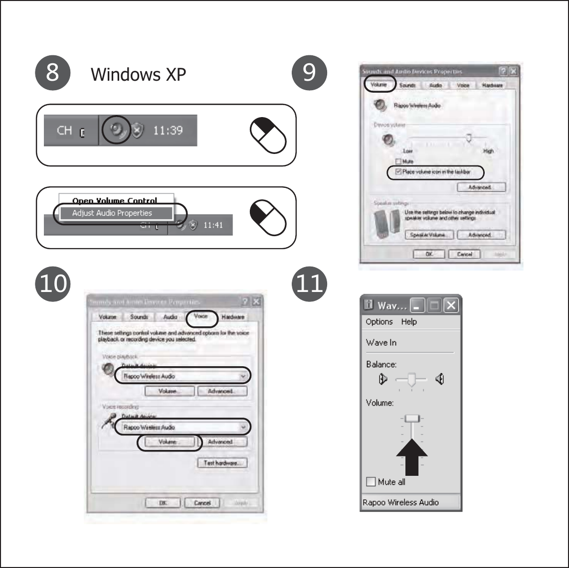 8 910 11Windows XP