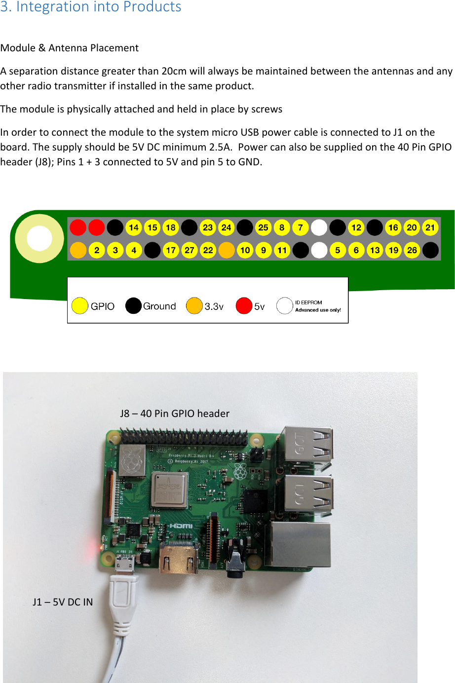 Page 2 of Raspberry Pi RPI3BP Single Board Computer User Manual Installation Guide