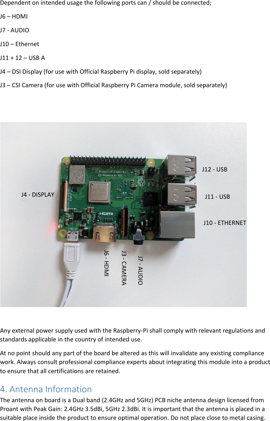 Page 3 of Raspberry Pi RPI3BP Single Board Computer User Manual Installation Guide