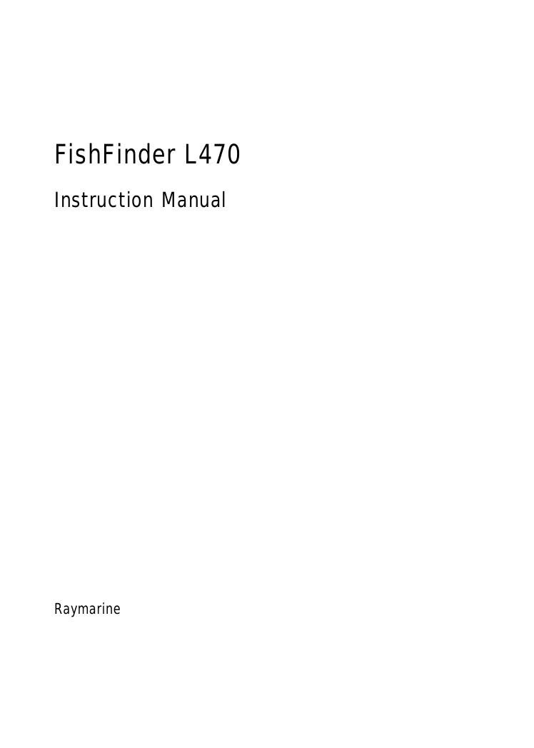 raymarine-l470-users-manual