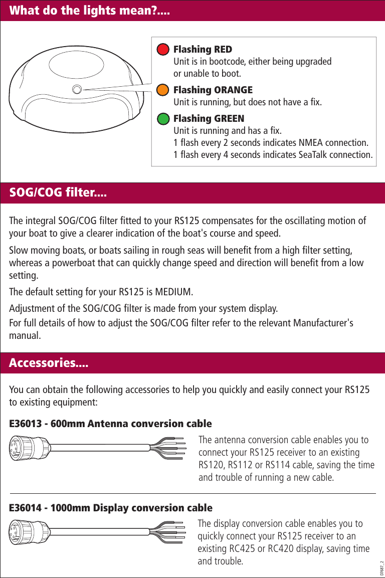 Page 6 of 8 - Raymarine Raymarine-Raystar-125-Handbook- 81247_3 Raymarine-raystar-125-handbook