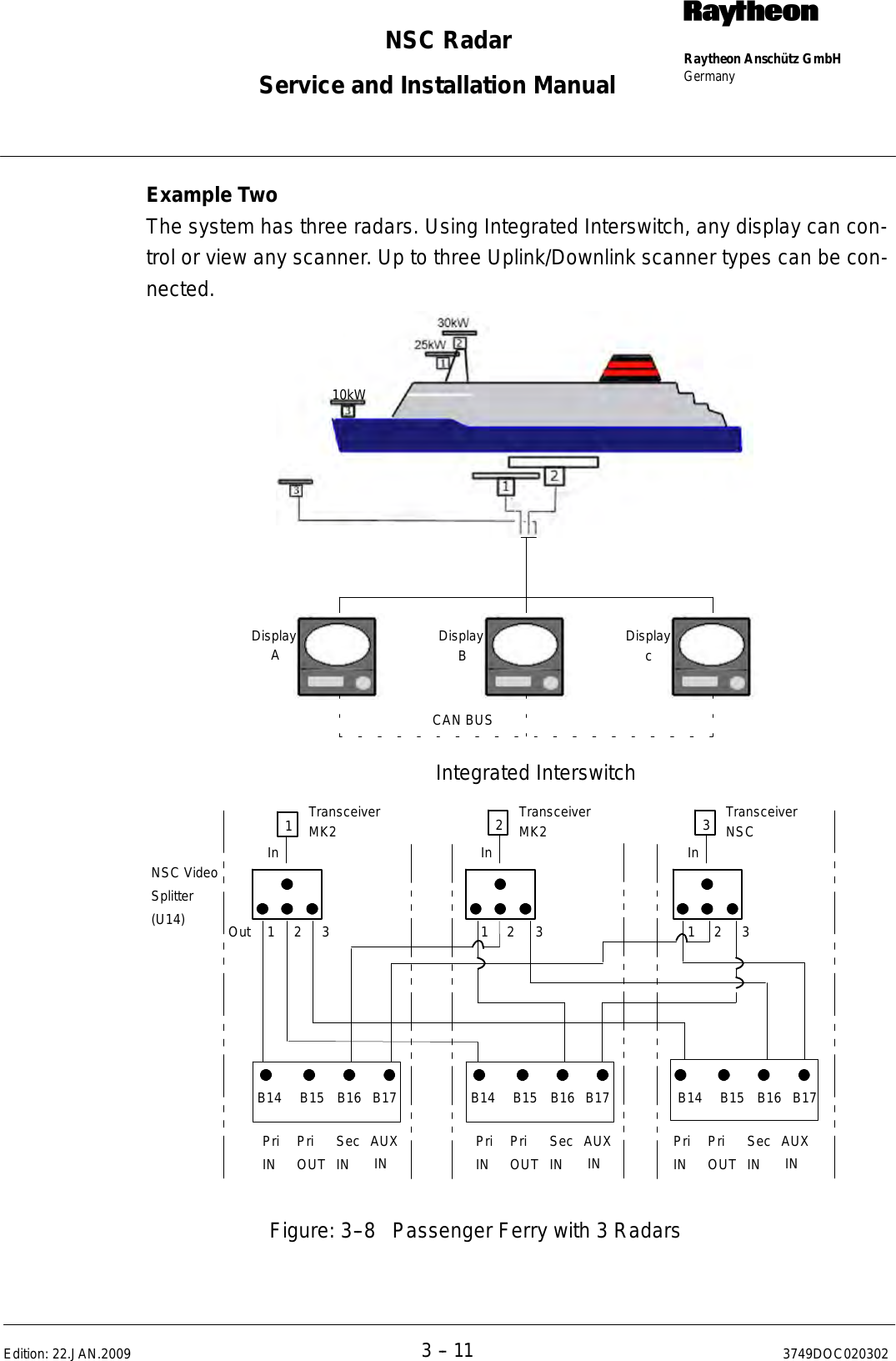 Page 132 of Raytheon Anschuetz High Seas 9RAN-SUR-25U Marine Radar User Manual Titel