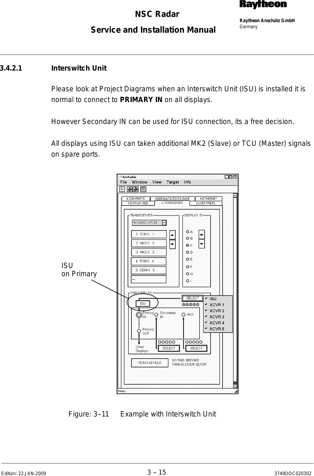 Page 136 of Raytheon Anschuetz High Seas 9RAN-SUR-25U Marine Radar User Manual Titel