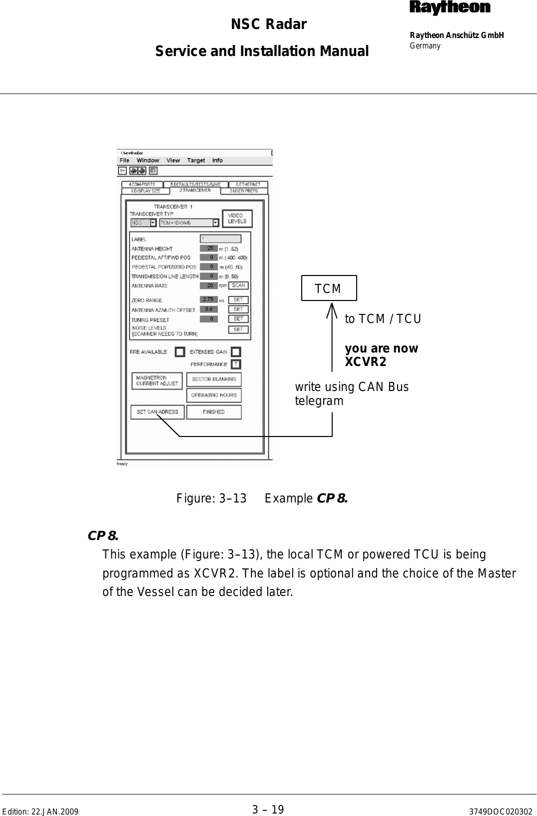 Page 140 of Raytheon Anschuetz High Seas 9RAN-SUR-25U Marine Radar User Manual Titel