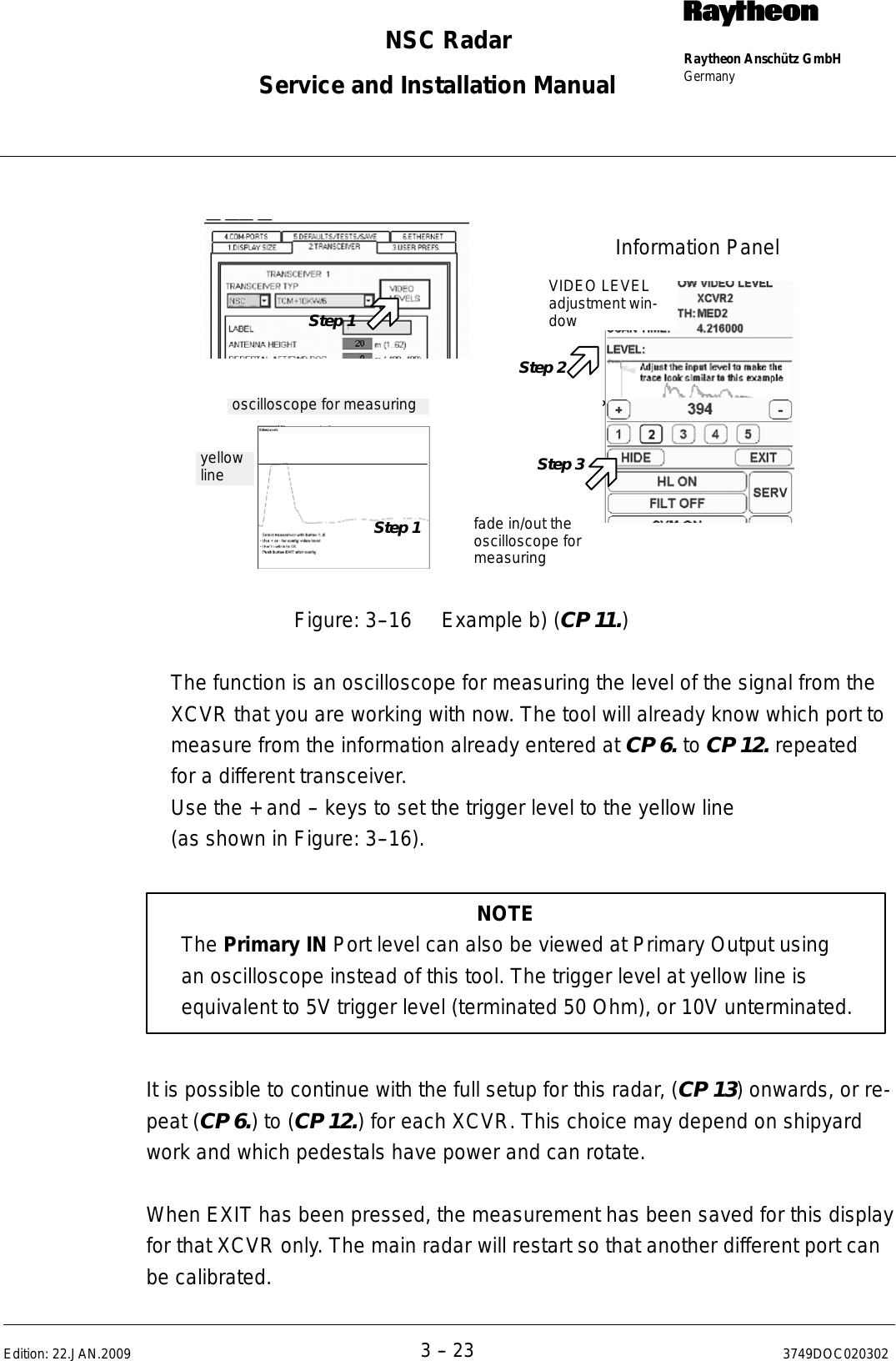 Page 144 of Raytheon Anschuetz High Seas 9RAN-SUR-25U Marine Radar User Manual Titel