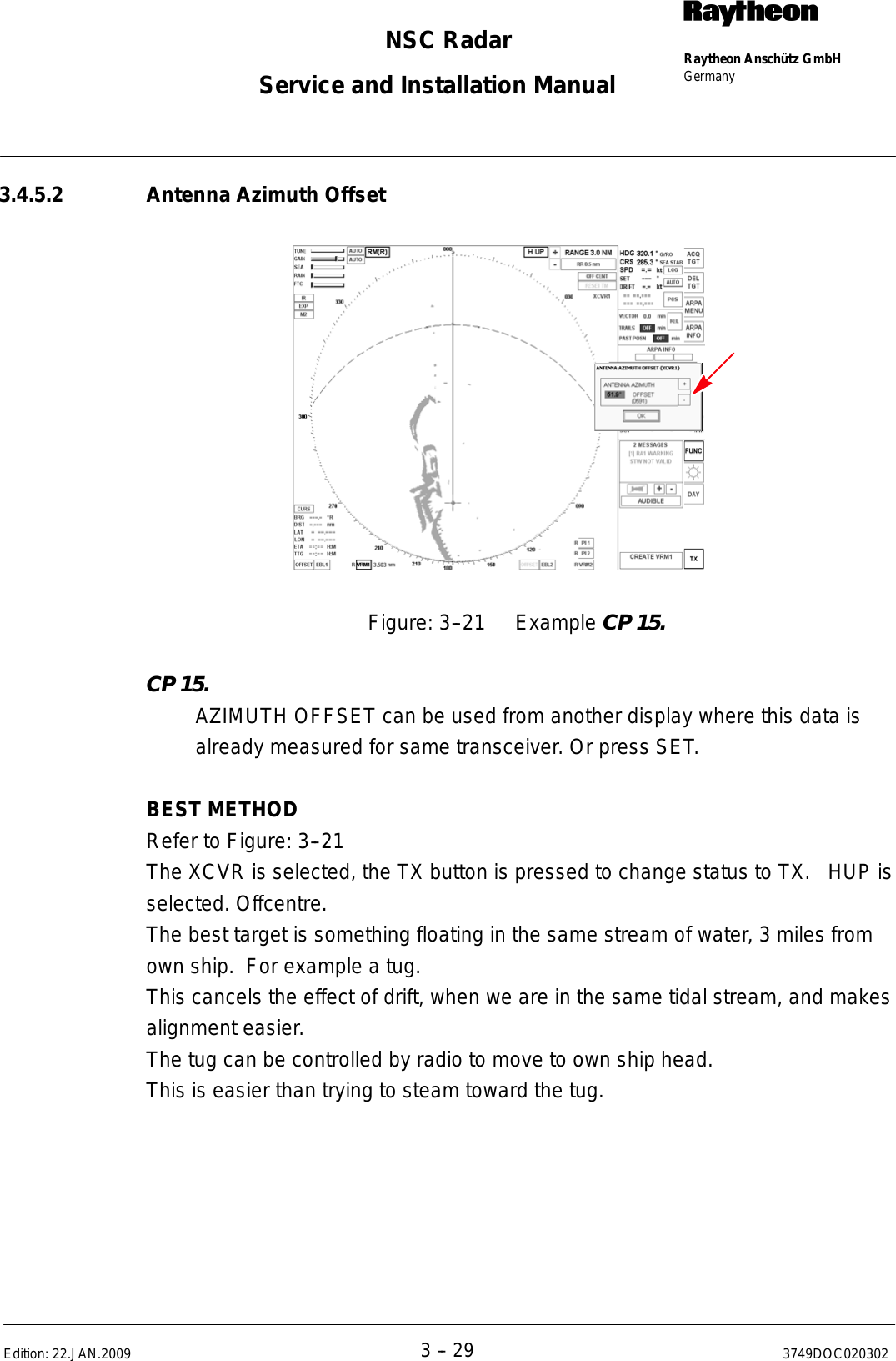 Page 150 of Raytheon Anschuetz High Seas 9RAN-SUR-25U Marine Radar User Manual Titel