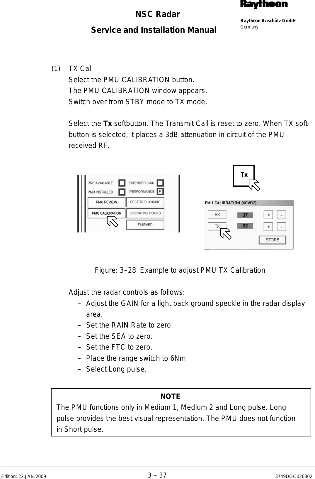 Page 158 of Raytheon Anschuetz High Seas 9RAN-SUR-25U Marine Radar User Manual Titel