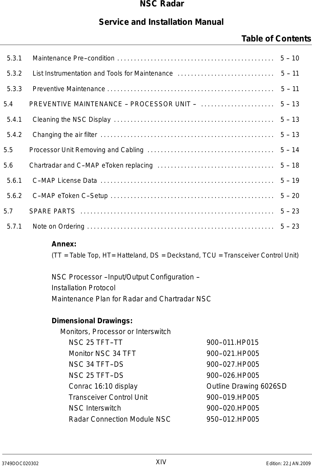 Page 16 of Raytheon Anschuetz High Seas 9RAN-SUR-25U Marine Radar User Manual Titel