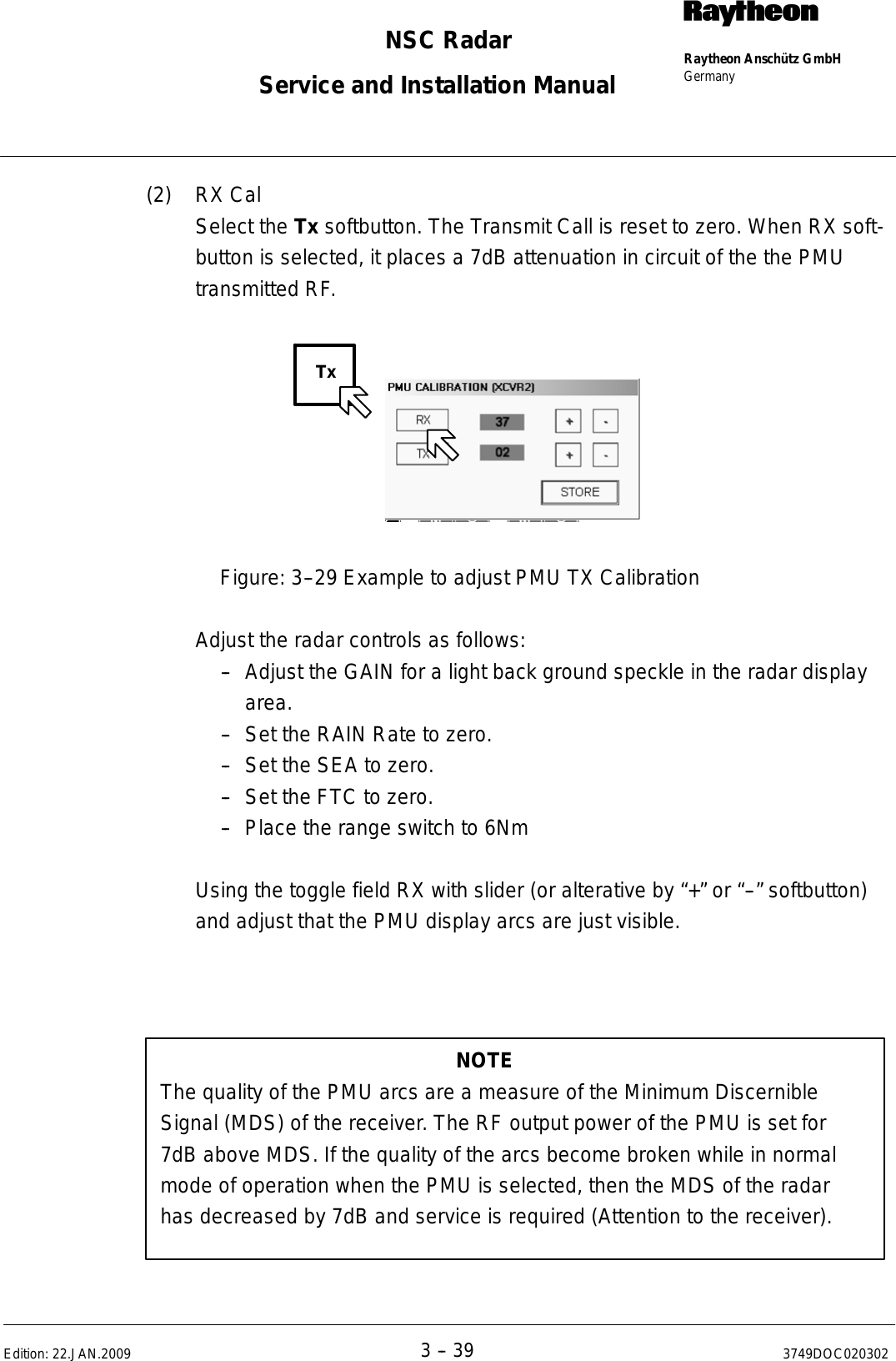 Page 160 of Raytheon Anschuetz High Seas 9RAN-SUR-25U Marine Radar User Manual Titel