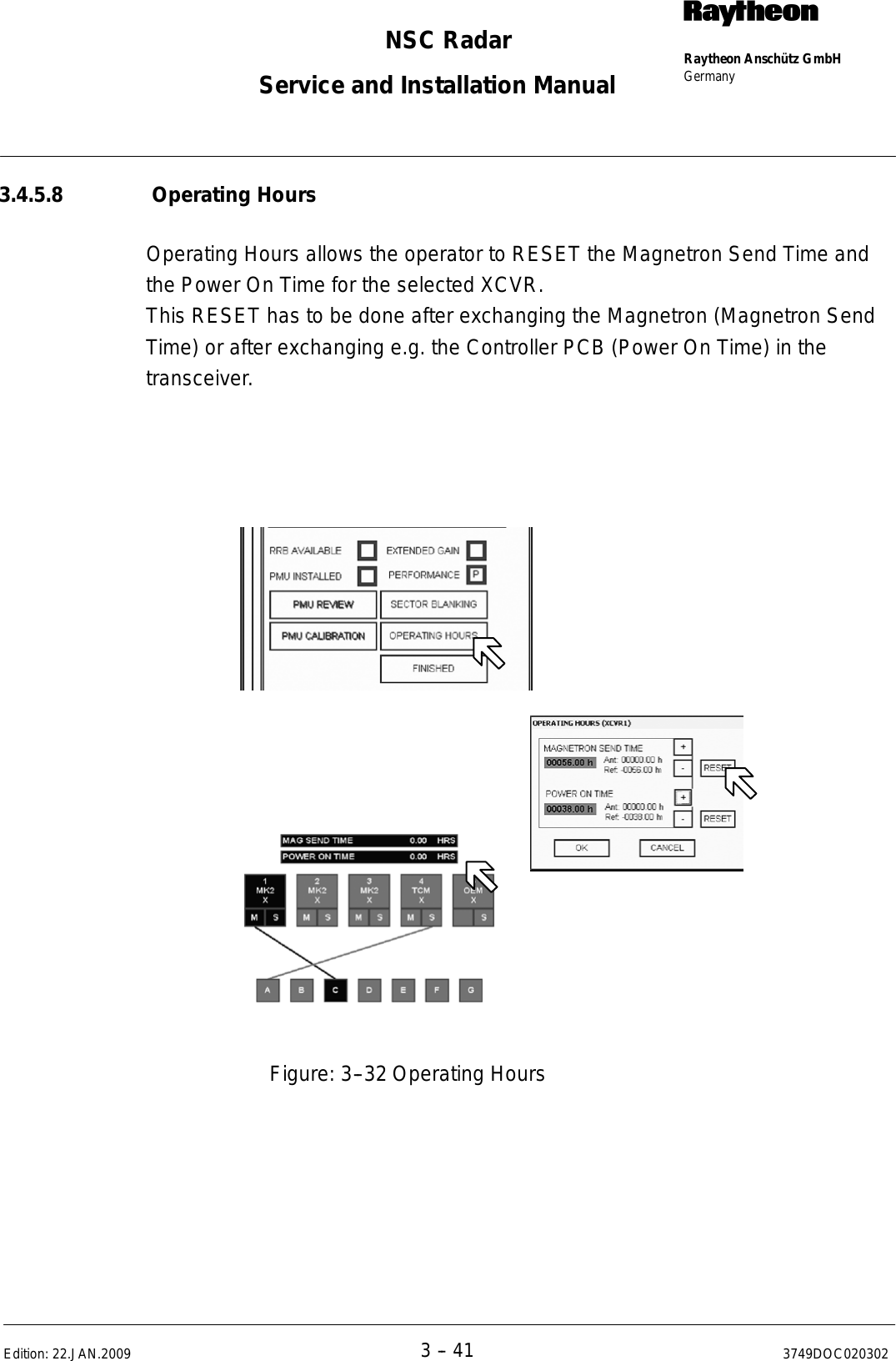 Page 162 of Raytheon Anschuetz High Seas 9RAN-SUR-25U Marine Radar User Manual Titel