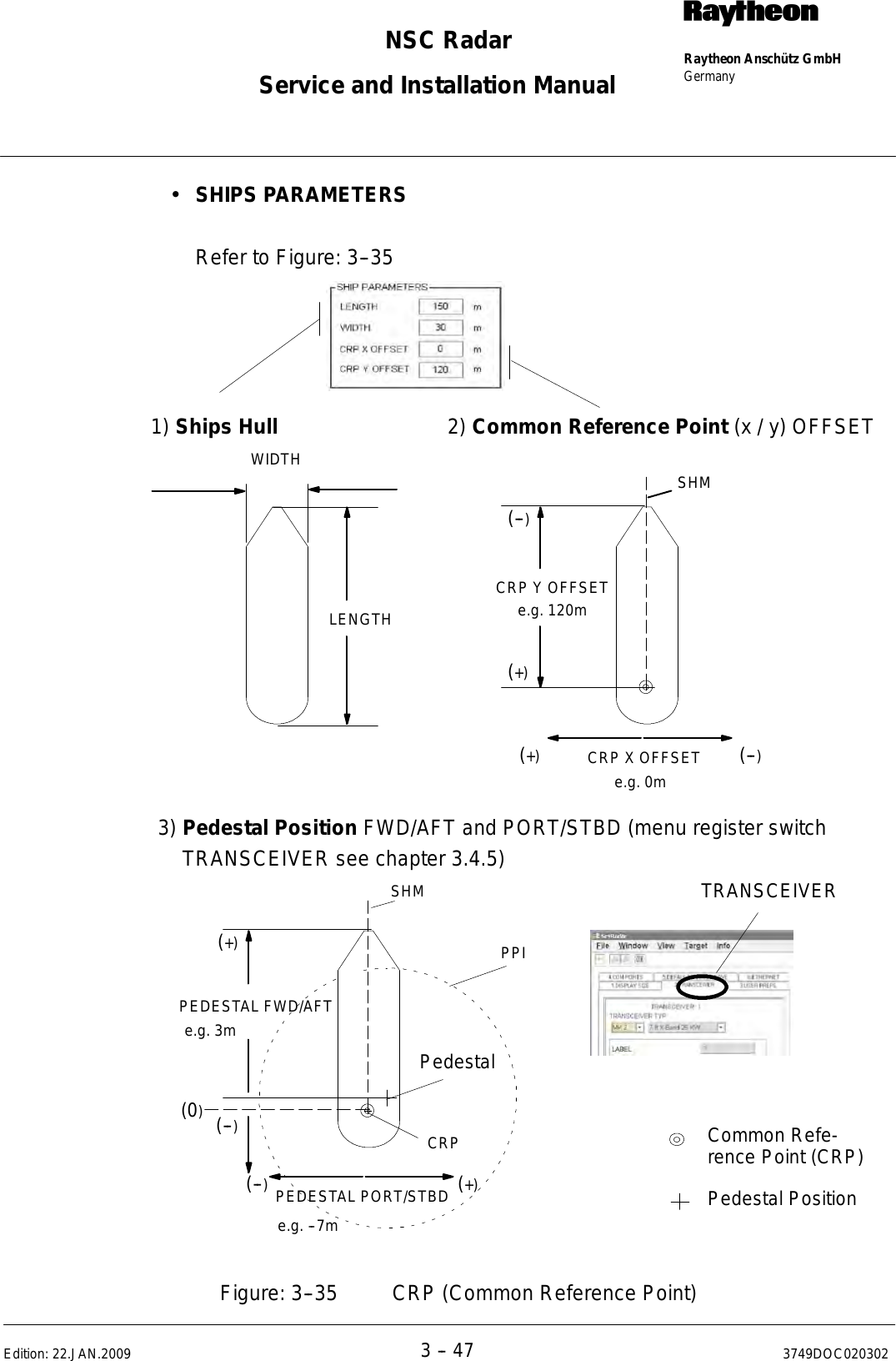 Page 168 of Raytheon Anschuetz High Seas 9RAN-SUR-25U Marine Radar User Manual Titel