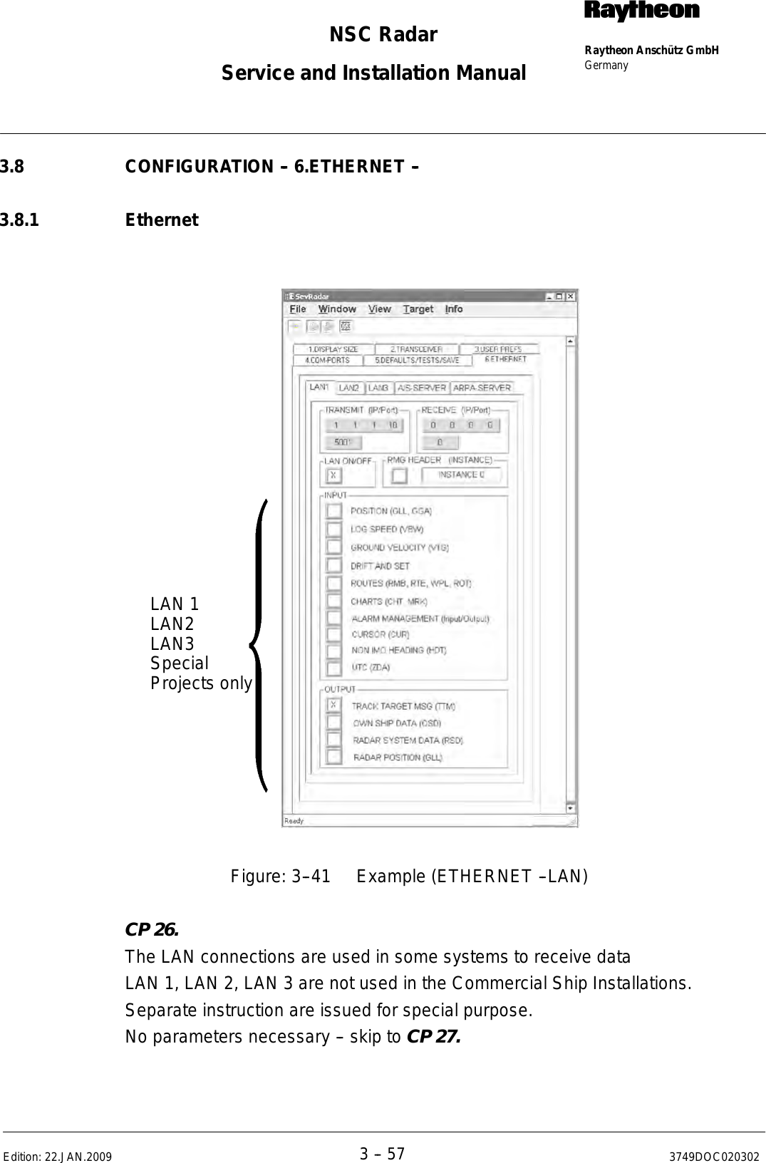 Page 178 of Raytheon Anschuetz High Seas 9RAN-SUR-25U Marine Radar User Manual Titel