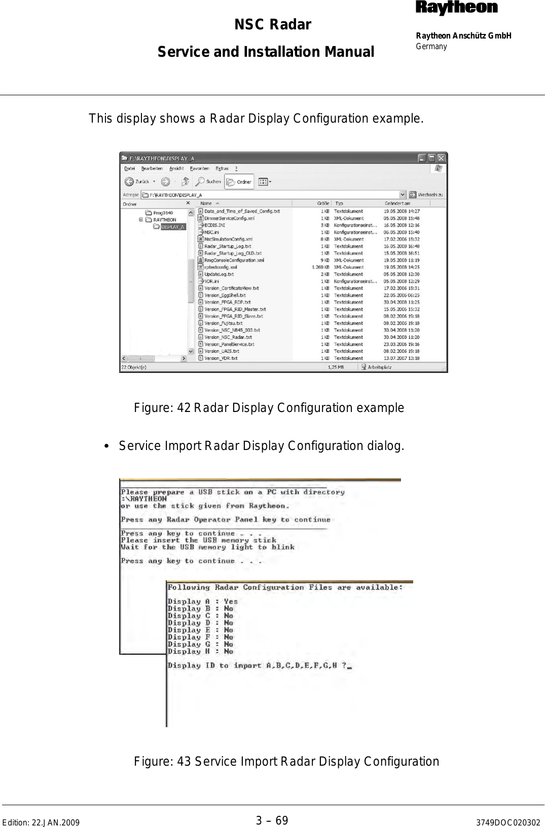 Page 190 of Raytheon Anschuetz High Seas 9RAN-SUR-25U Marine Radar User Manual Titel