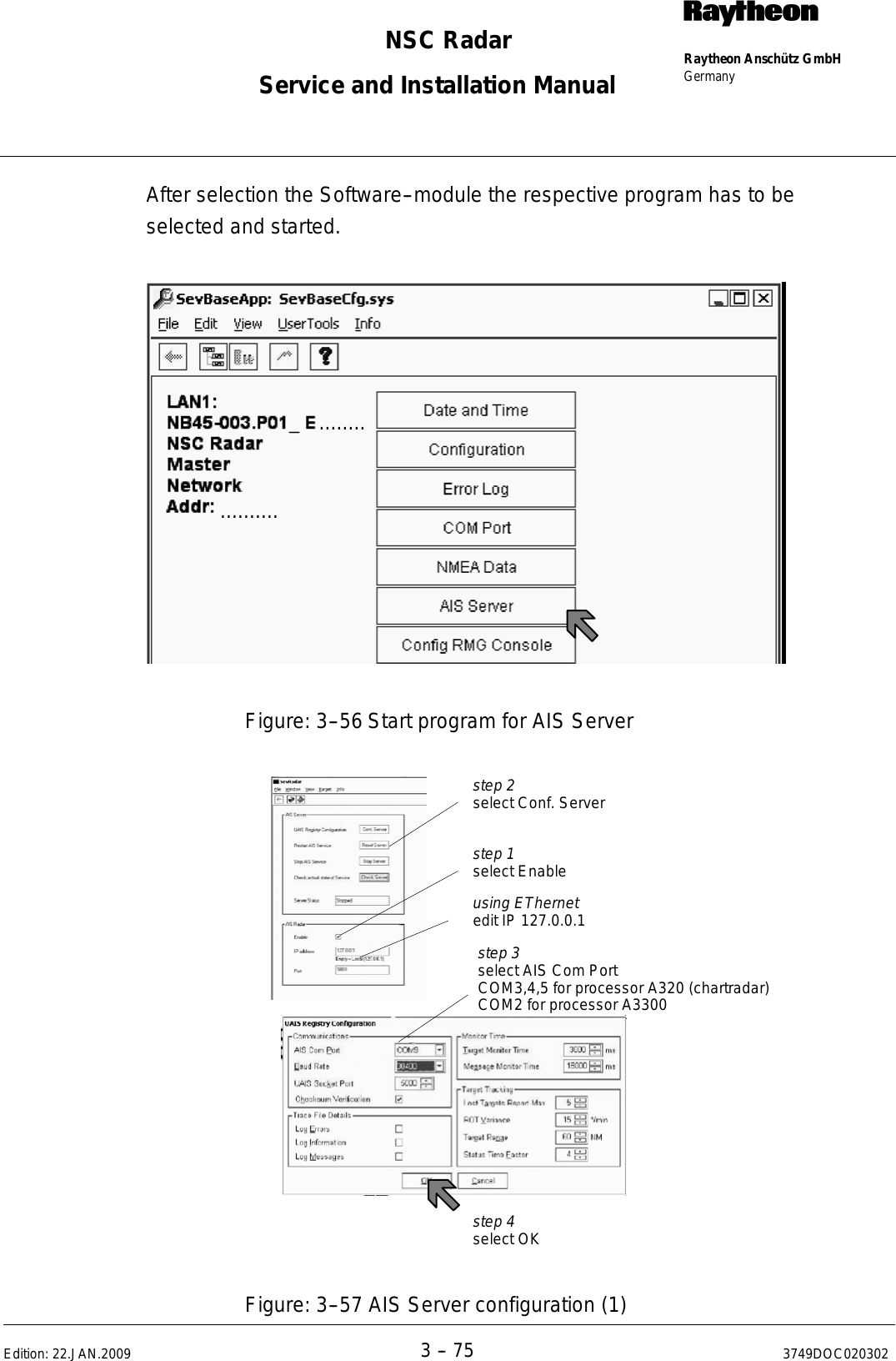 Page 196 of Raytheon Anschuetz High Seas 9RAN-SUR-25U Marine Radar User Manual Titel