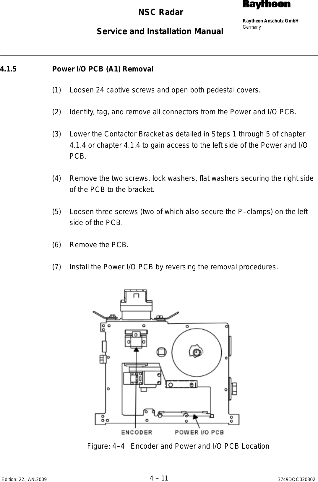 Page 214 of Raytheon Anschuetz High Seas 9RAN-SUR-25U Marine Radar User Manual Titel