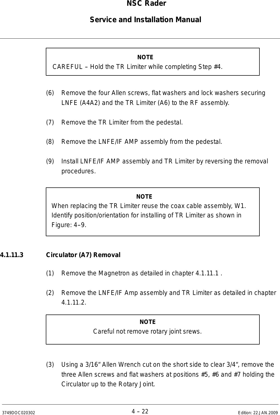 Page 225 of Raytheon Anschuetz High Seas 9RAN-SUR-25U Marine Radar User Manual Titel