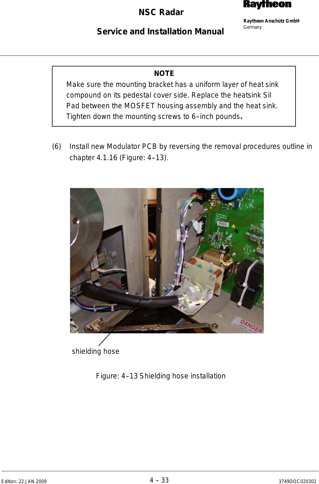 Page 236 of Raytheon Anschuetz High Seas 9RAN-SUR-25U Marine Radar User Manual Titel