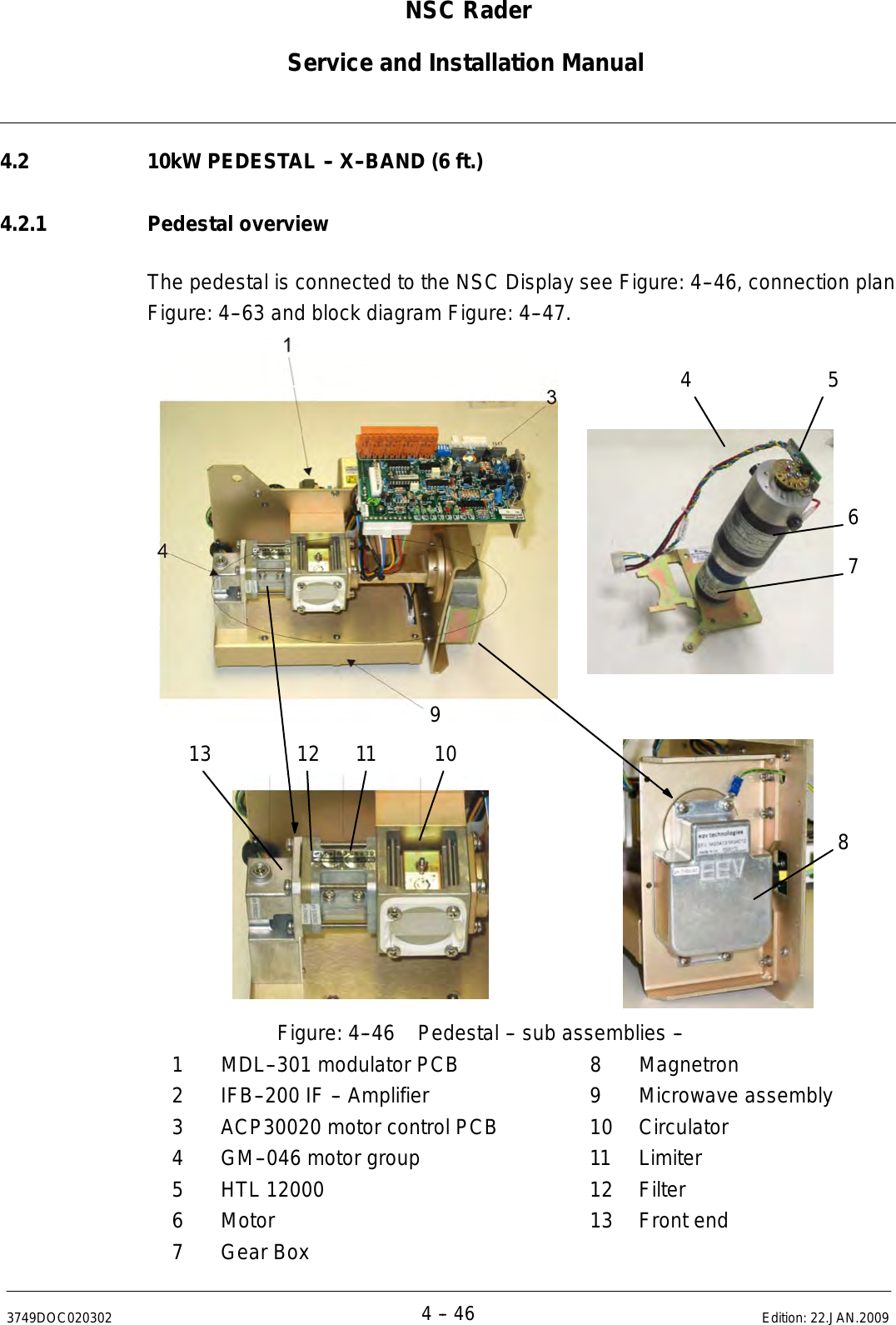 Page 249 of Raytheon Anschuetz High Seas 9RAN-SUR-25U Marine Radar User Manual Titel