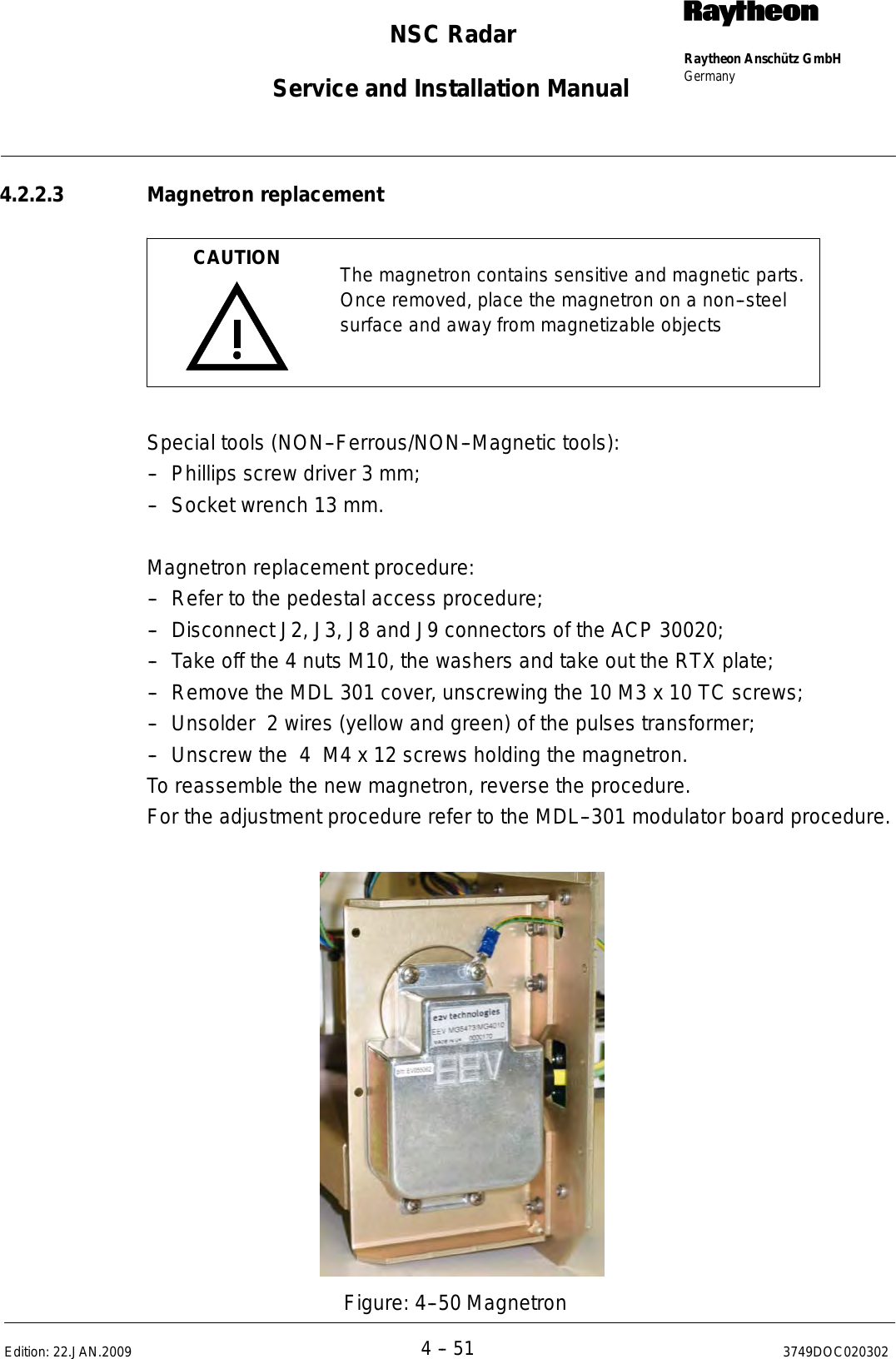 Page 254 of Raytheon Anschuetz High Seas 9RAN-SUR-25U Marine Radar User Manual Titel