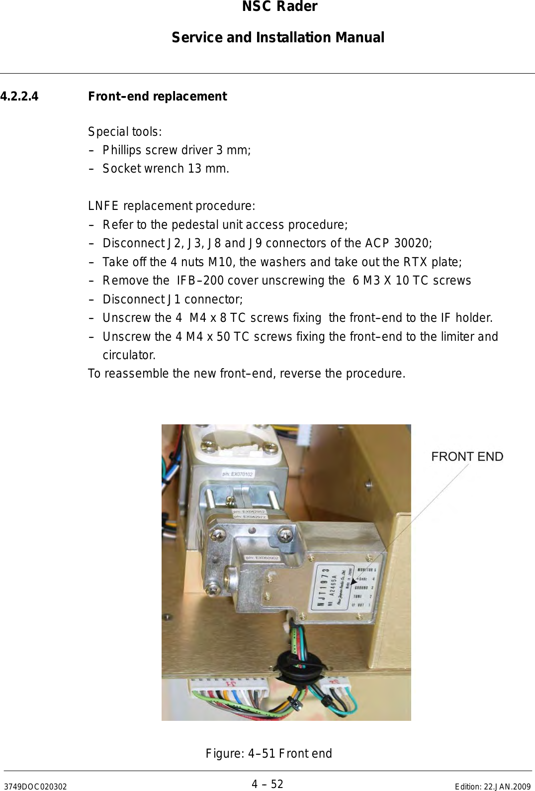 Page 255 of Raytheon Anschuetz High Seas 9RAN-SUR-25U Marine Radar User Manual Titel