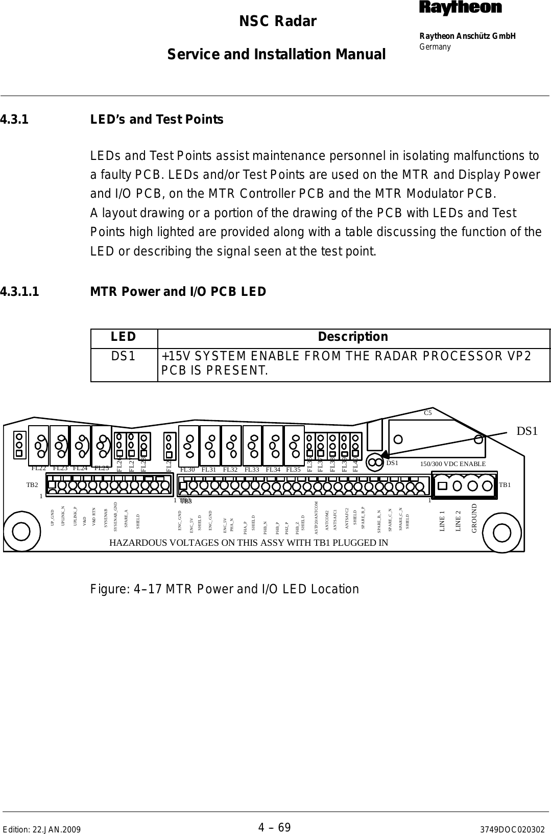 Page 272 of Raytheon Anschuetz High Seas 9RAN-SUR-25U Marine Radar User Manual Titel