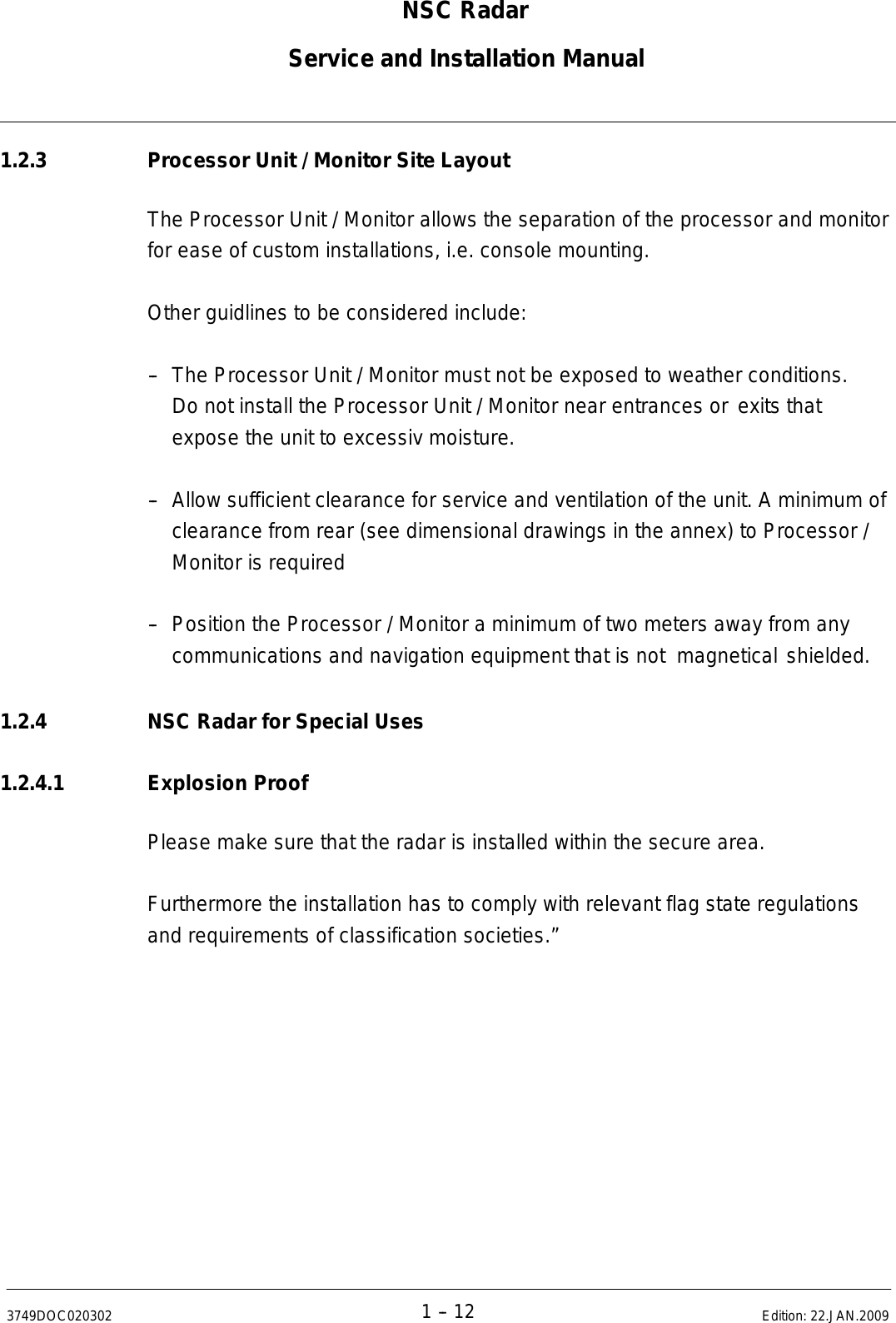 Page 30 of Raytheon Anschuetz High Seas 9RAN-SUR-25U Marine Radar User Manual Titel