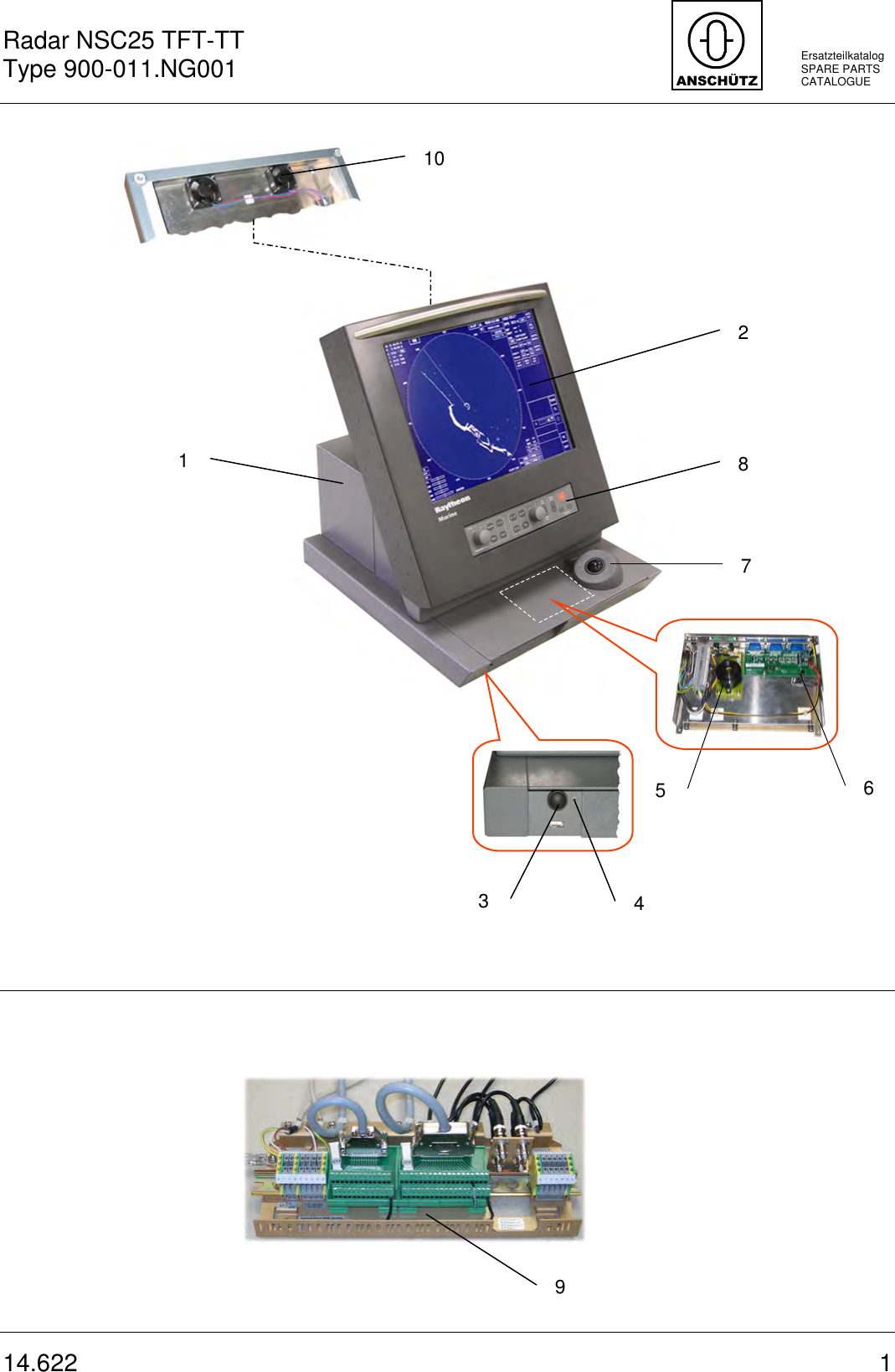 Page 301 of Raytheon Anschuetz High Seas 9RAN-SUR-25U Marine Radar User Manual Titel