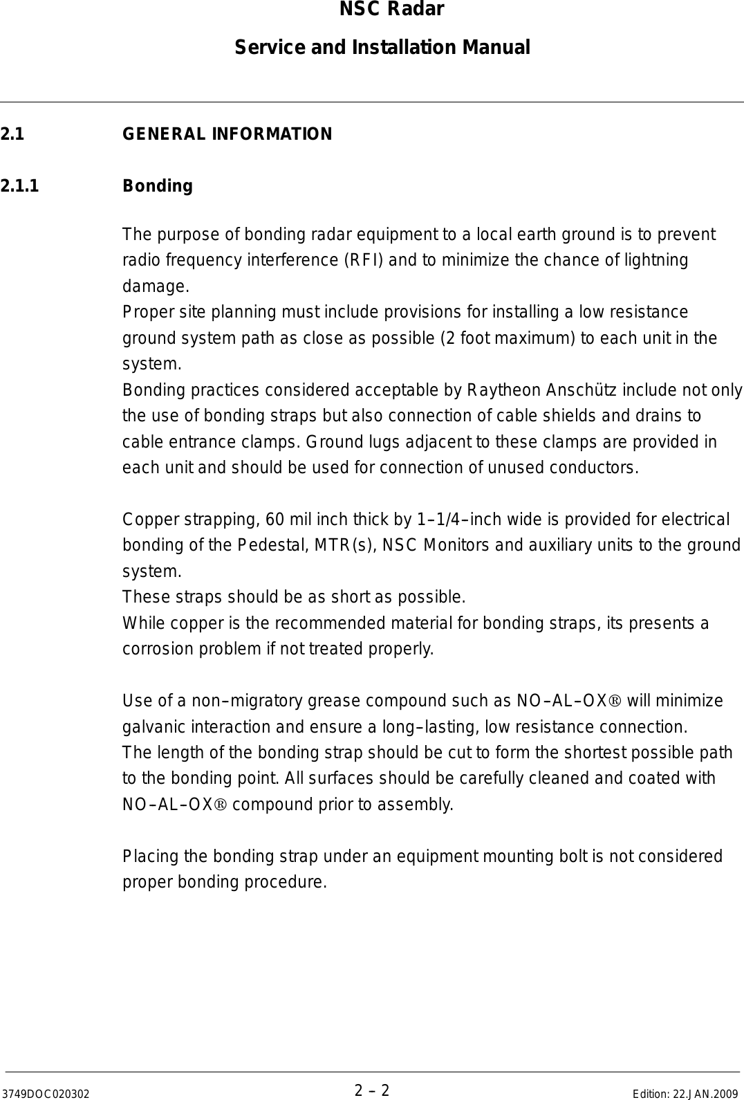 Page 34 of Raytheon Anschuetz High Seas 9RAN-SUR-25U Marine Radar User Manual Titel