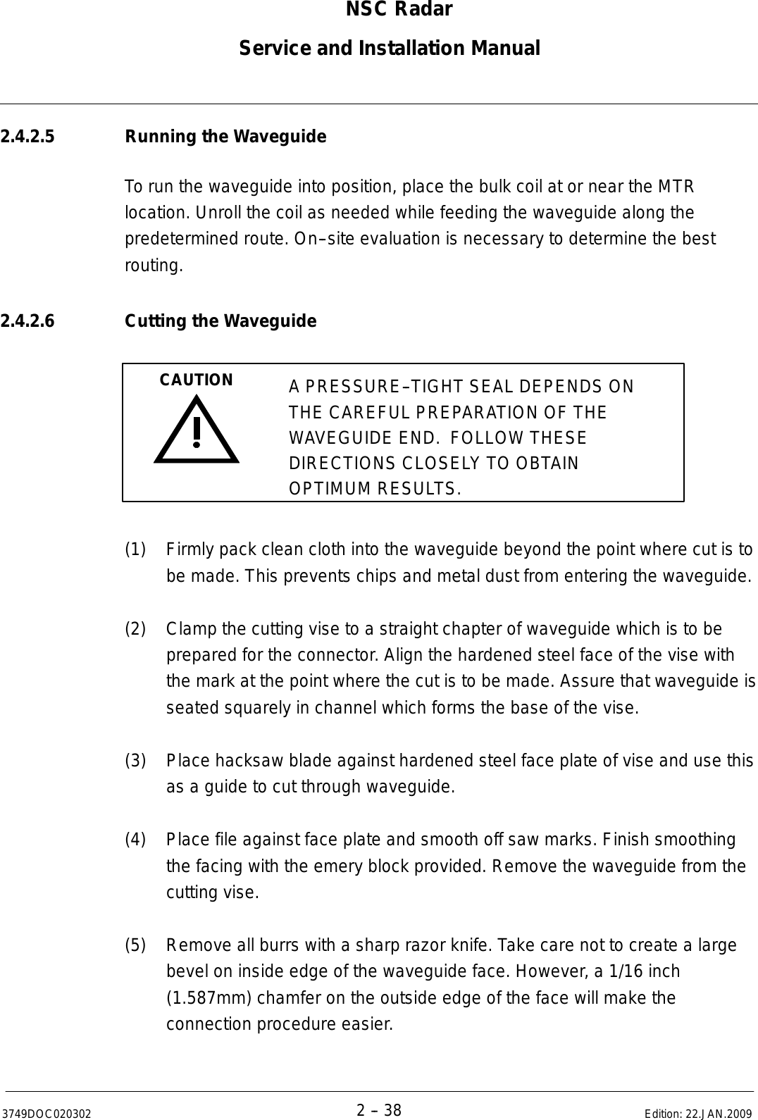 Page 70 of Raytheon Anschuetz High Seas 9RAN-SUR-25U Marine Radar User Manual Titel