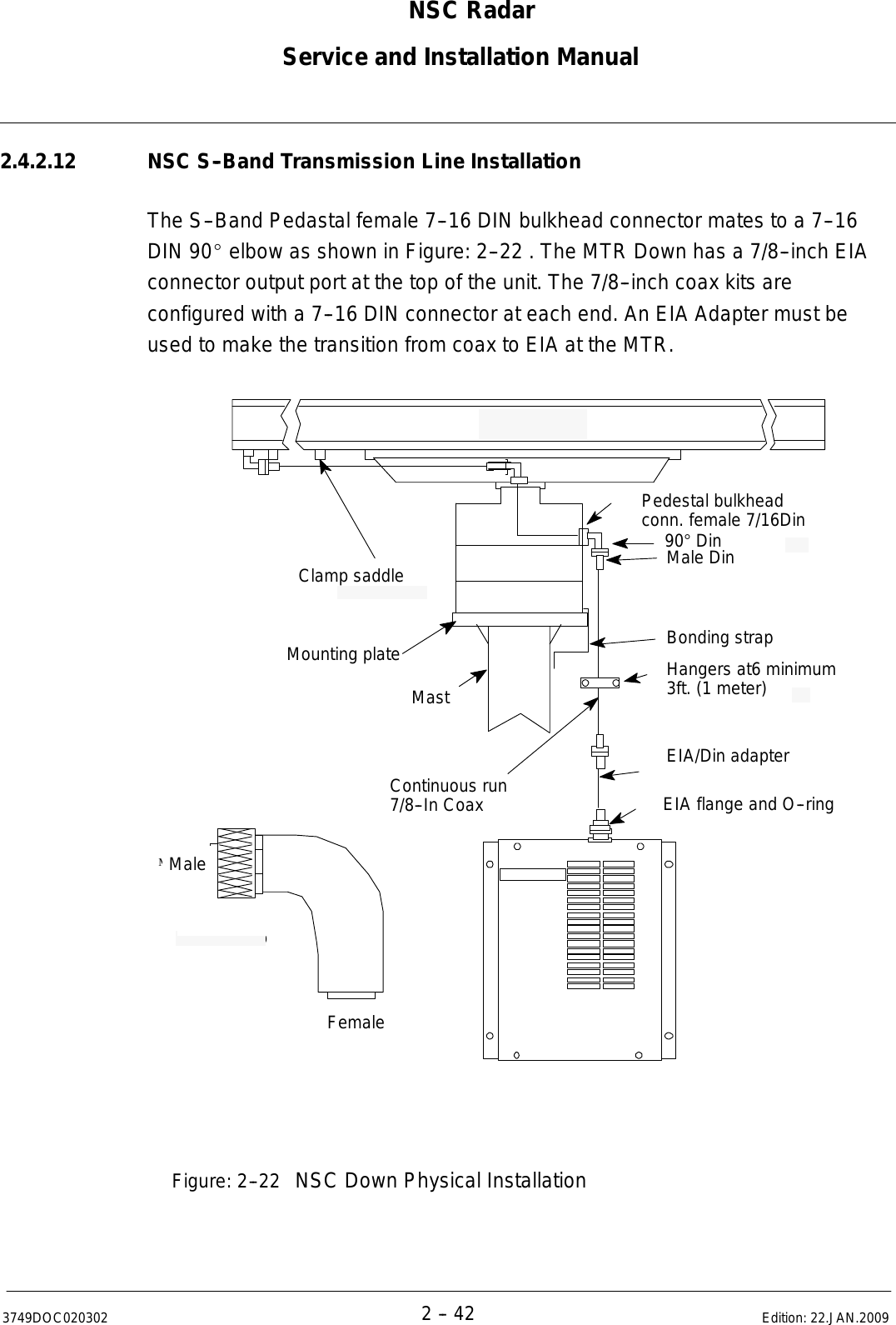 Page 74 of Raytheon Anschuetz High Seas 9RAN-SUR-25U Marine Radar User Manual Titel