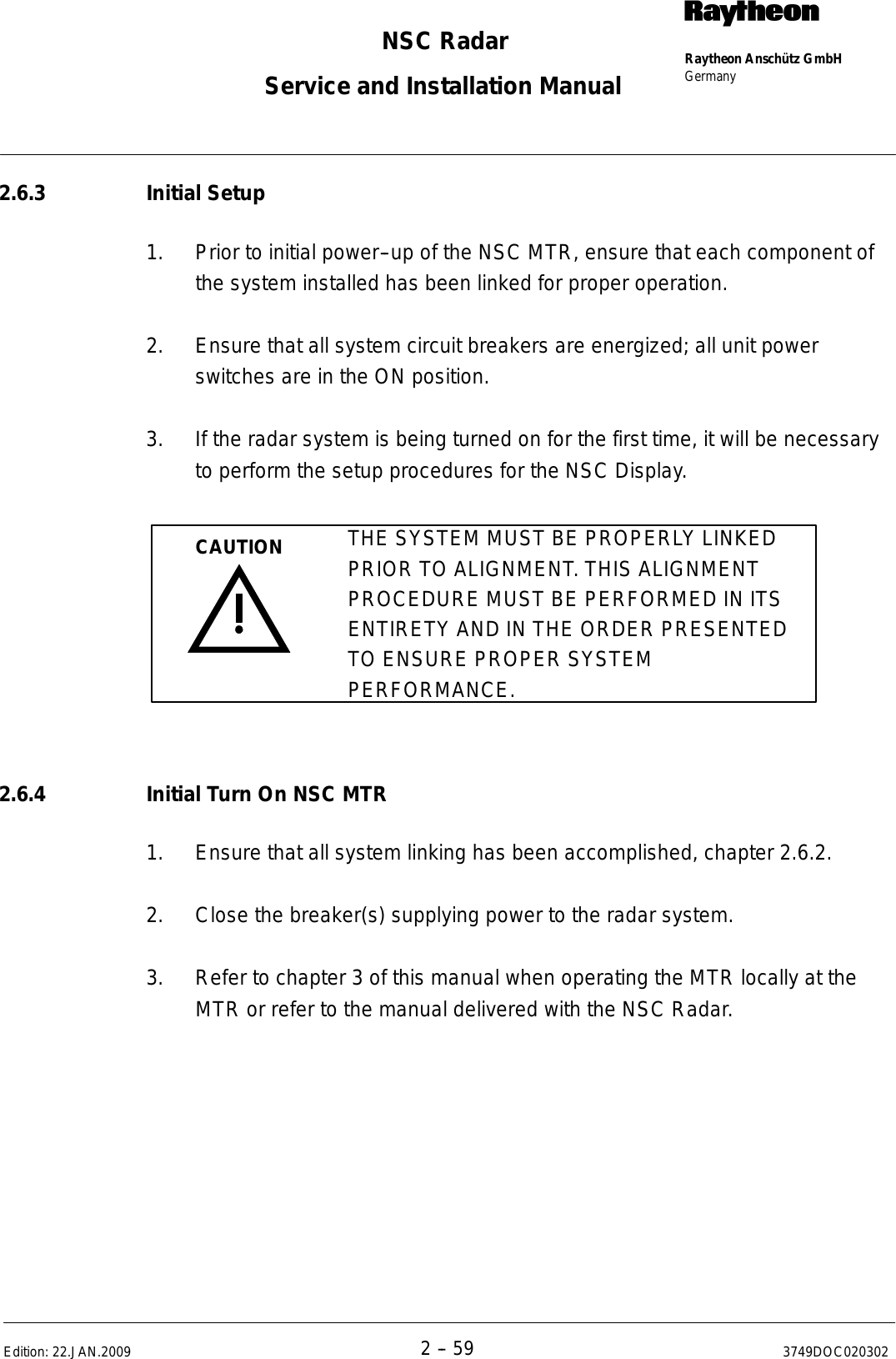 Page 91 of Raytheon Anschuetz High Seas 9RAN-SUR-25U Marine Radar User Manual Titel