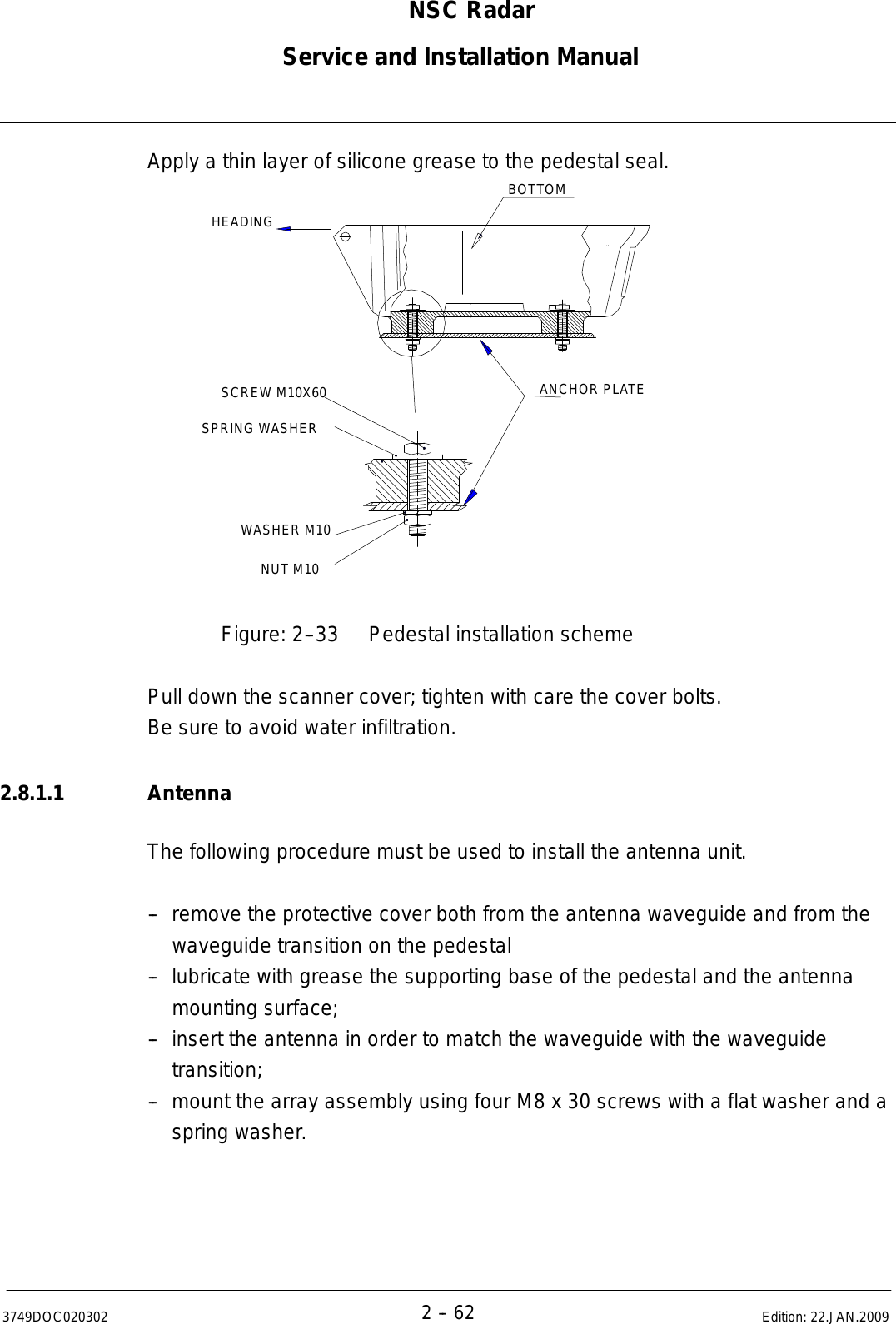 Page 94 of Raytheon Anschuetz High Seas 9RAN-SUR-25U Marine Radar User Manual Titel