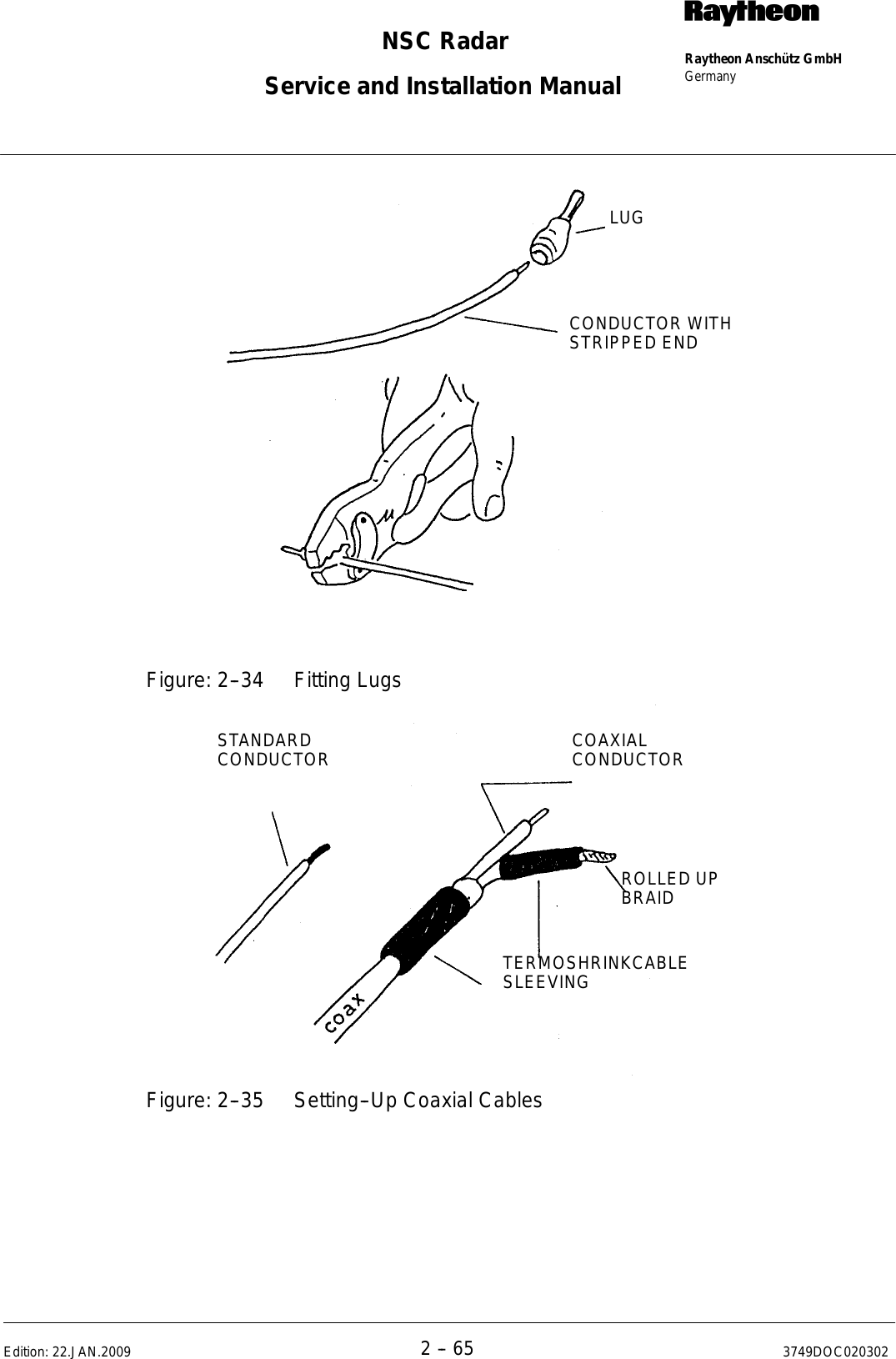 Page 97 of Raytheon Anschuetz High Seas 9RAN-SUR-25U Marine Radar User Manual Titel