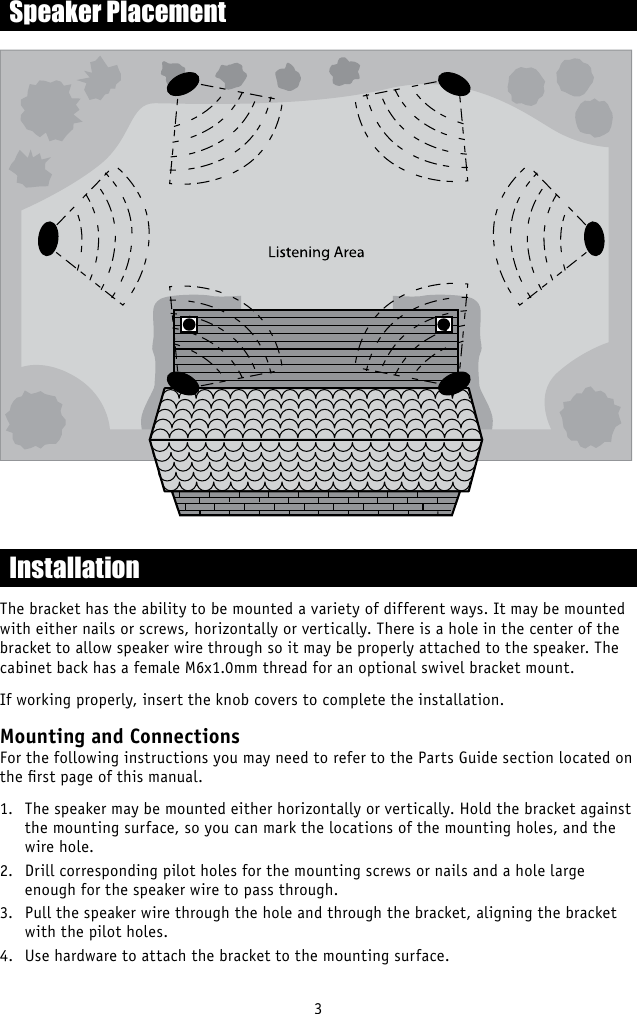 Page 4 of 8 - Rbh-Sound Rbh-Sound-Two-Way-Indoor-Outdoor-A-5Aw-Users-Manual-  Rbh-sound-two-way-indoor-outdoor-a-5aw-users-manual