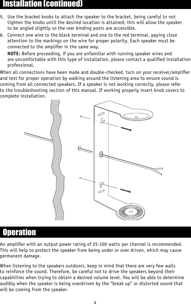 Page 5 of 8 - Rbh-Sound Rbh-Sound-Two-Way-Indoor-Outdoor-A-5Aw-Users-Manual-  Rbh-sound-two-way-indoor-outdoor-a-5aw-users-manual