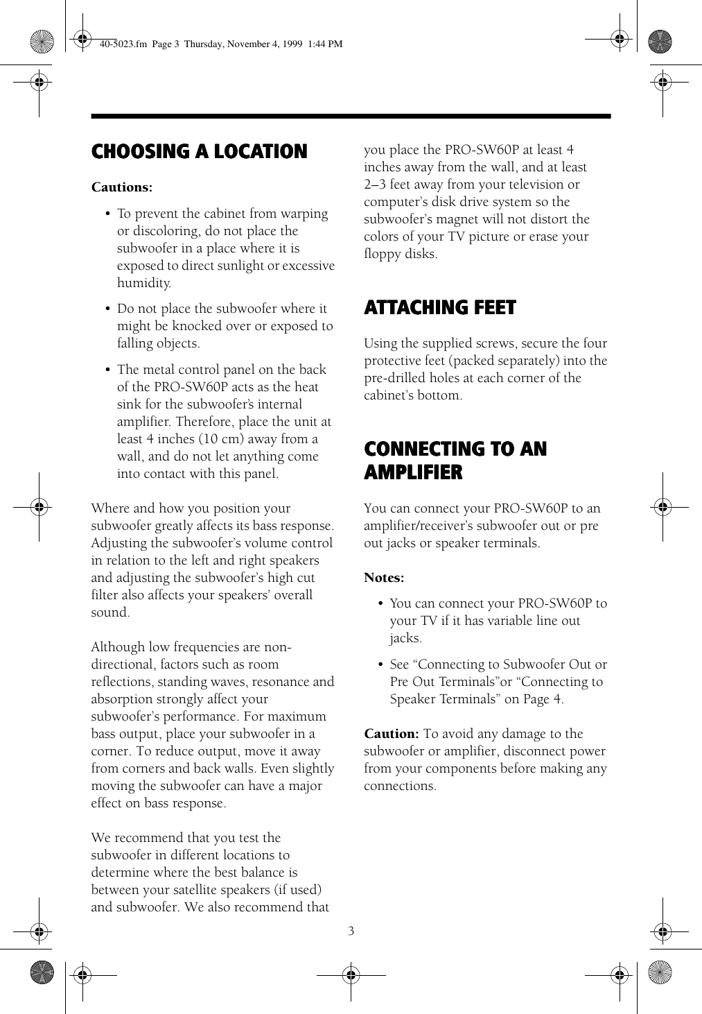 Page 3 of 8 - Rca Rca-40-5023-Users-Manual-  Rca-40-5023-users-manual