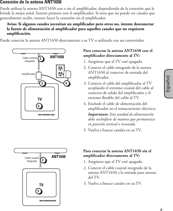 Page 9 of 12 - Rca Rca-Ant1650F-Users-Manual-  Rca-ant1650f-users-manual