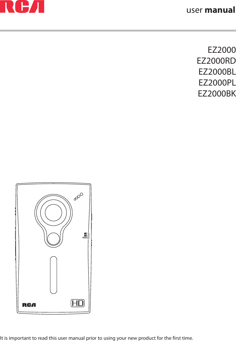 Rca Ez2000Pl Owner S Manual EZ2000_IB_EN
