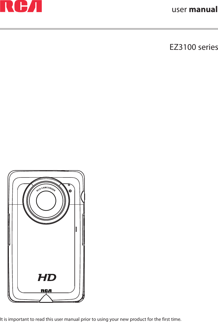 Rca Ez3100 Owner S Manual