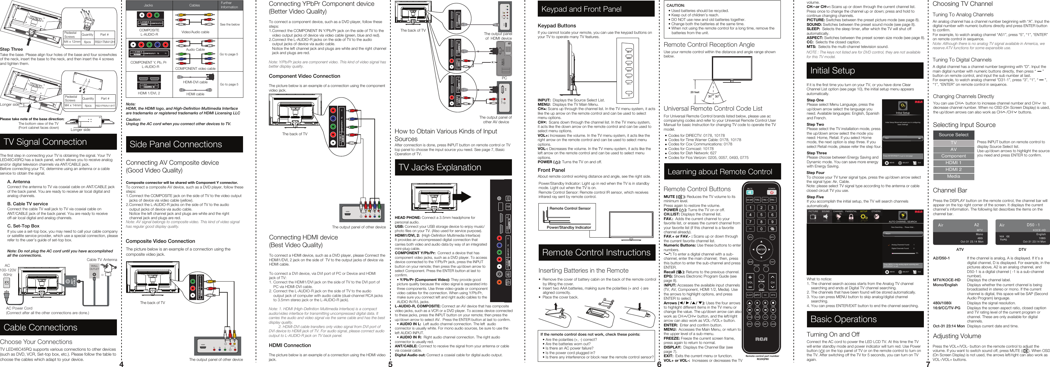 Page 2 of 4 - Rca Rca-Led46C45Rq-Users-Manual- 01  Rca-led46c45rq-users-manual