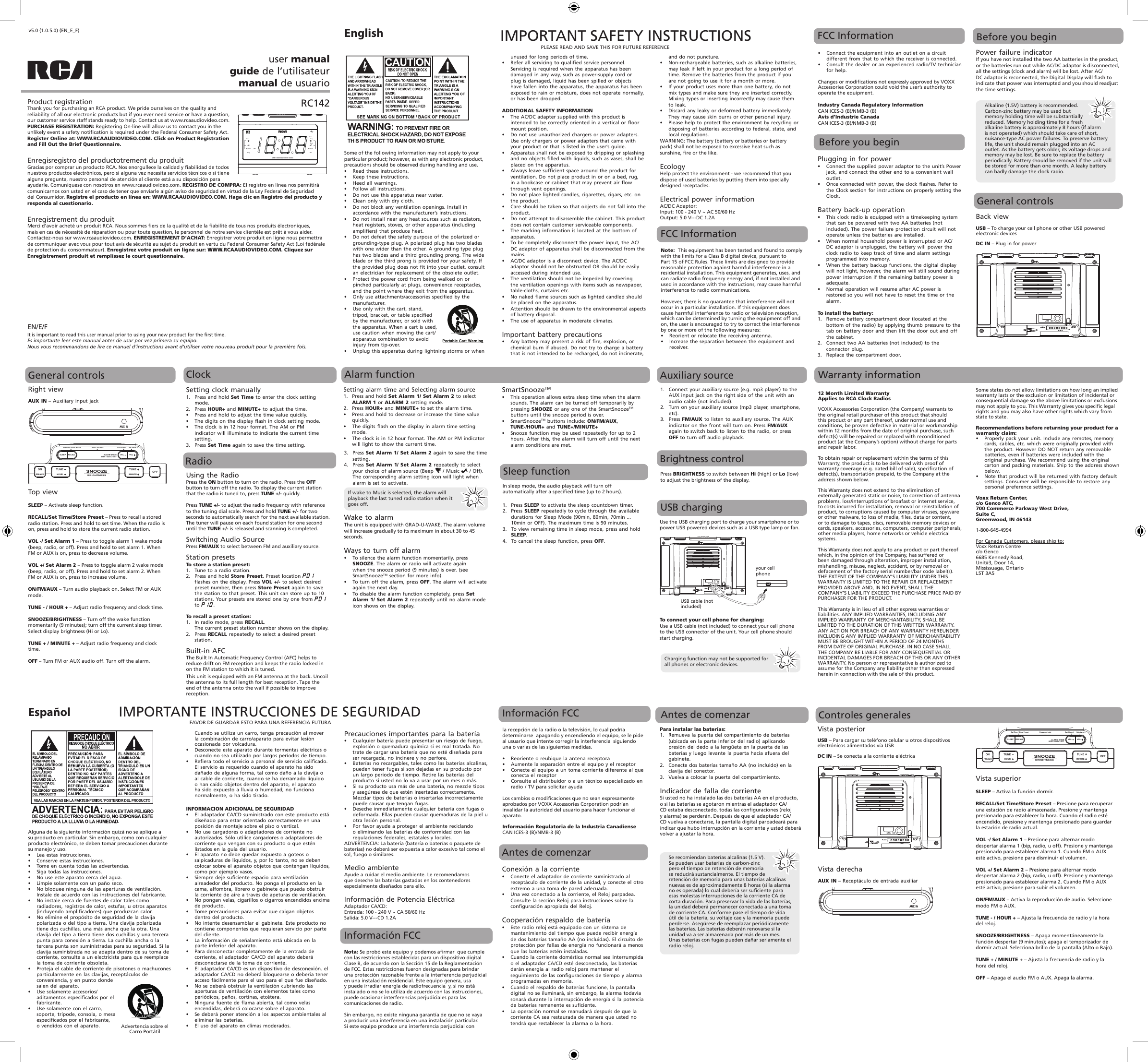 Rca Rc142 Users Manual RC142C_EN_F_E_5.0