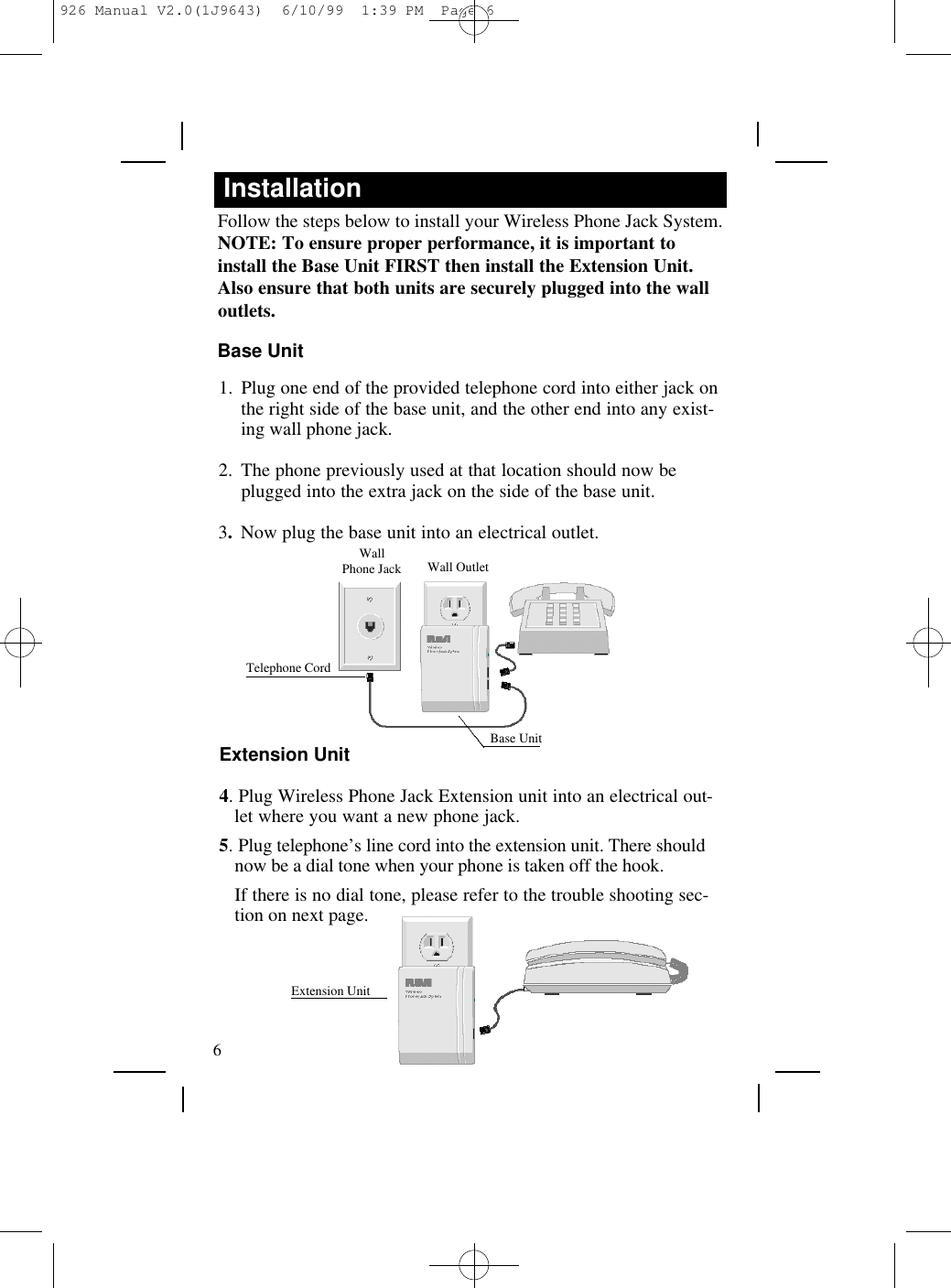 Page 6 of 12 - Rca Rca-Rc926-Users-Manual-  Rca-rc926-users-manual