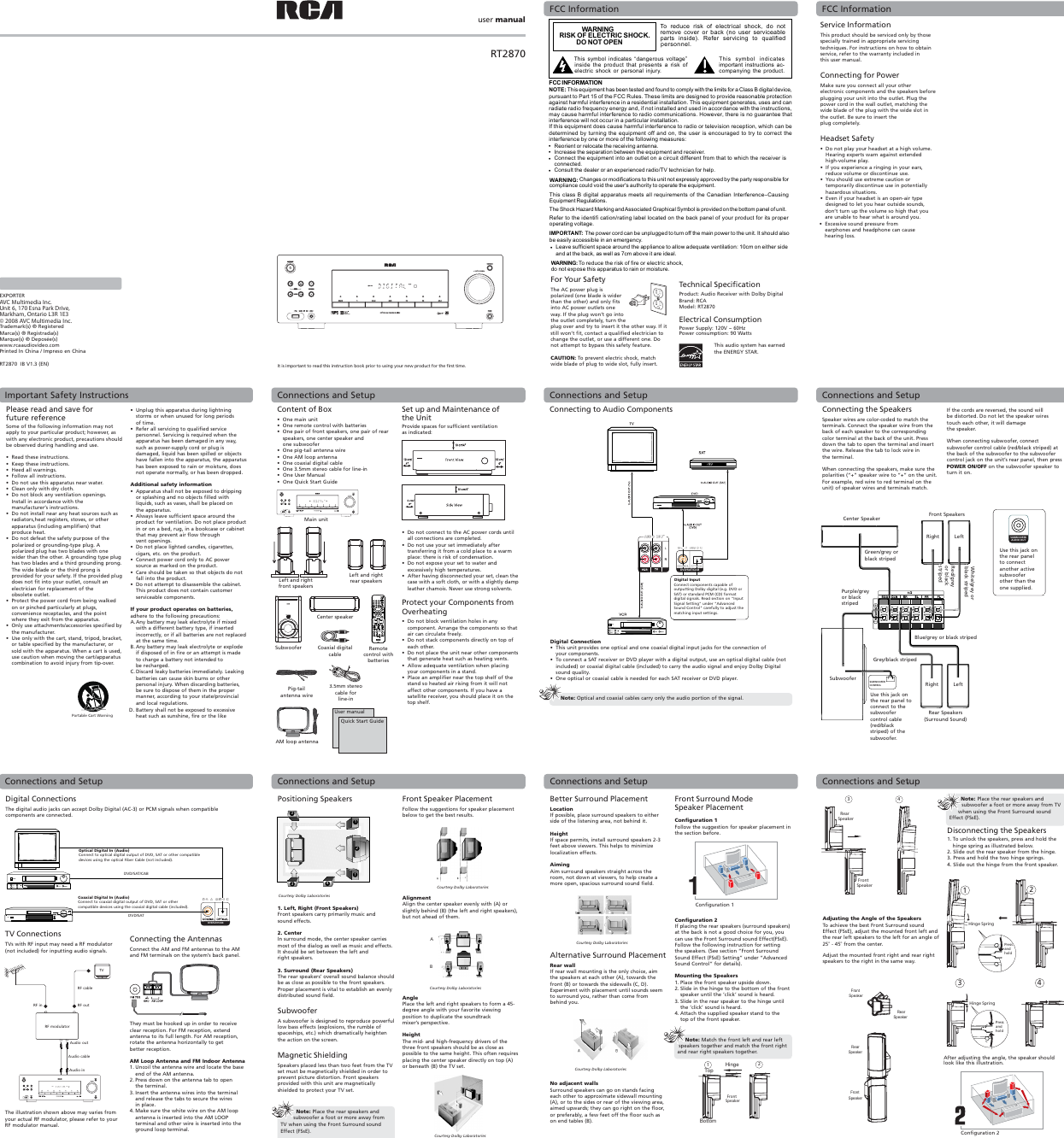 Rca Rt2870 Users Manual ManualsLib Makes It Easy To Find Manuals Online!