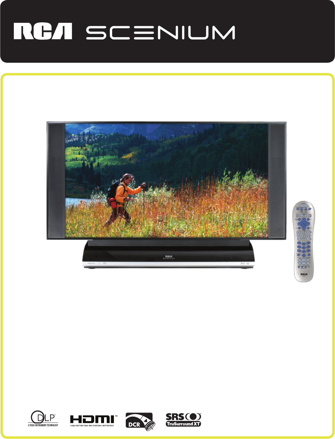 Array - rca scenium m50wh185 users manual rh usermanual wiki ... thomson ...