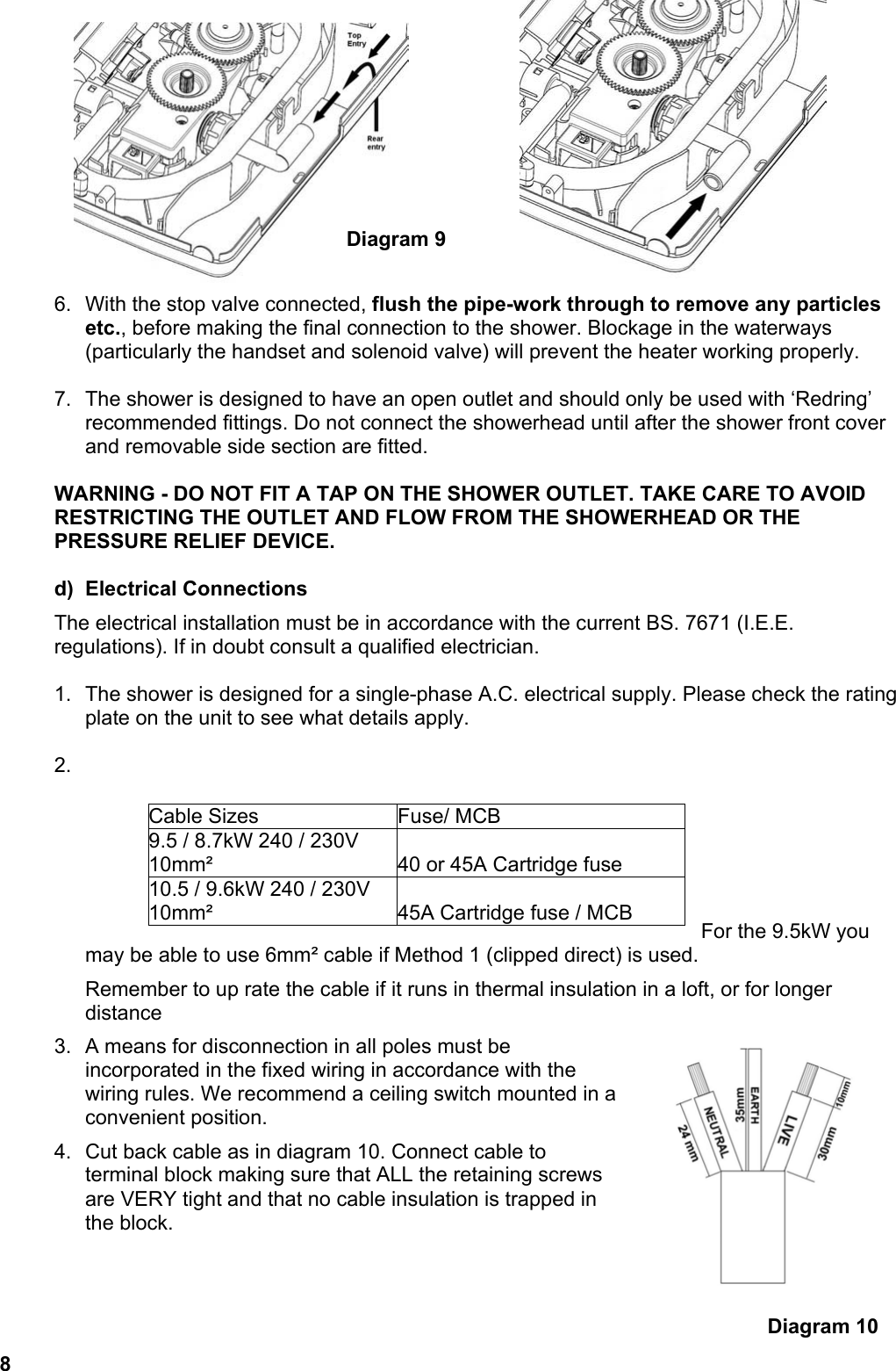 Page 8 of 12 - Redring Redring-650-Users-Manual 650 Handbook