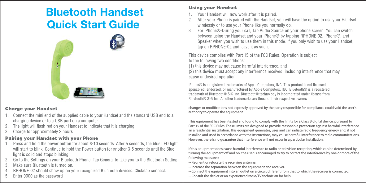 changes or modiﬁcations not expressly approved by the party responsible for compliance could void the user’s authority to operate the equipment. This equipment has been tested and found to comply with the limits for a Class B digital device, pursuant to Part 15 of the FCC Rules. These limits are designed to provide reasonable protection against harmful interference in a residential installation. This equipment generates, uses and can radiate radio frequency energy and, if not installed and used in accordance with the instructions, may cause harmful interference to radio communications. However, there is no guarantee that interference will not occur in a particular installation.If this equipment does cause harmful interference to radio or television reception, which can be determined by turning the equipment oﬀ and on, the user is encouraged to try to correct the interference by one or more of the following measures:-- Reorient or relocate the receiving antenna.-- Increase the separation between the equipment and receiver.-- Connect the equipment into an outlet on a circuit diﬀerent from that to which the receiver is connected.-- Consult the dealer or an experienced radio/TV technician for help.