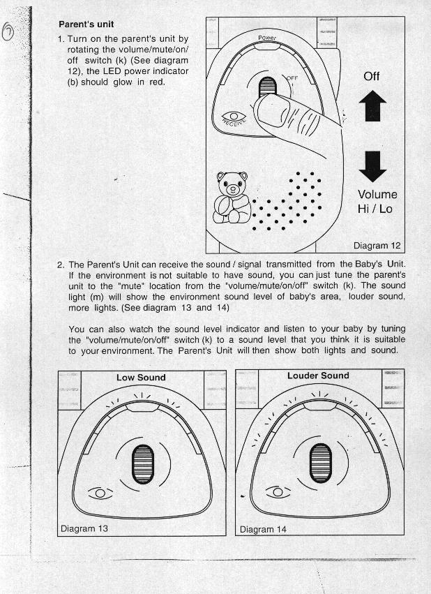 Baby Monitor Transmitter User Manual